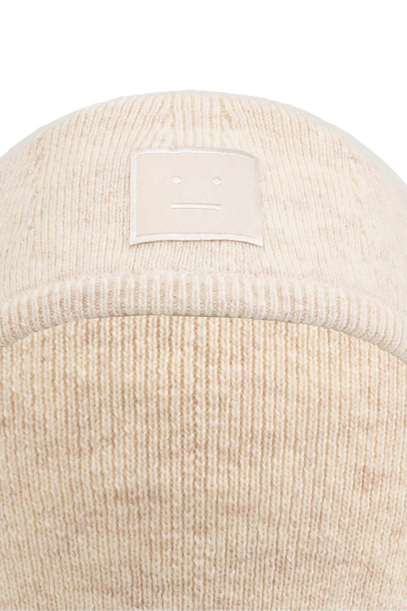 Acne Studios Wool Balaclava In Neutral