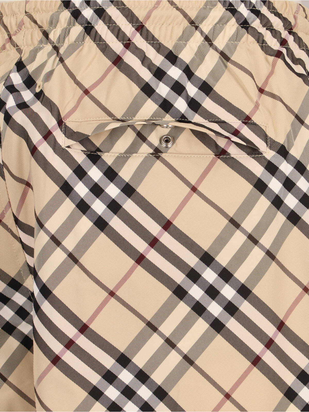 Burberry Vintage Check-pattern Shorts In Beige
