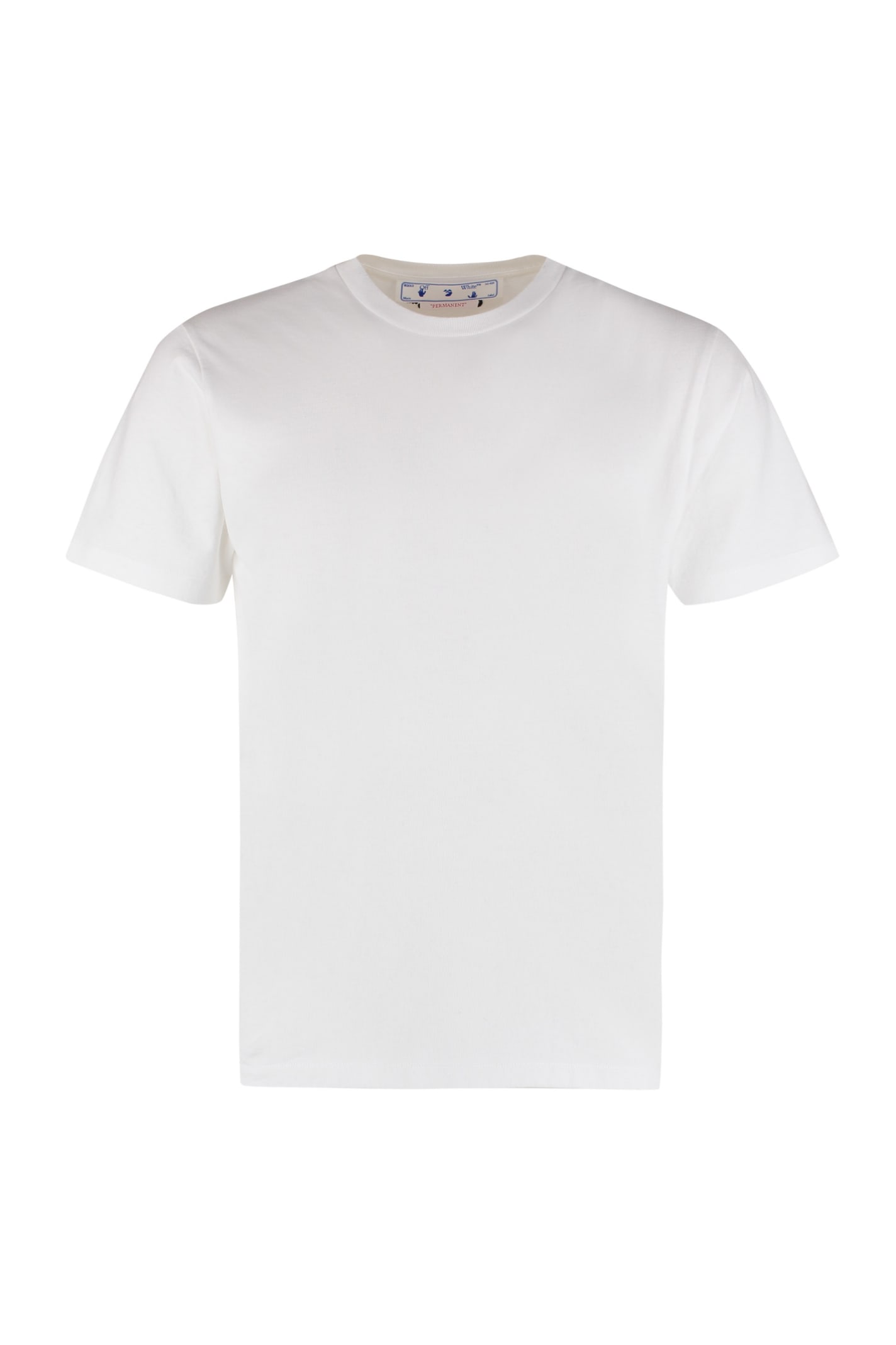 Shop Off-white Set Of Three Cotton T-shirts In White