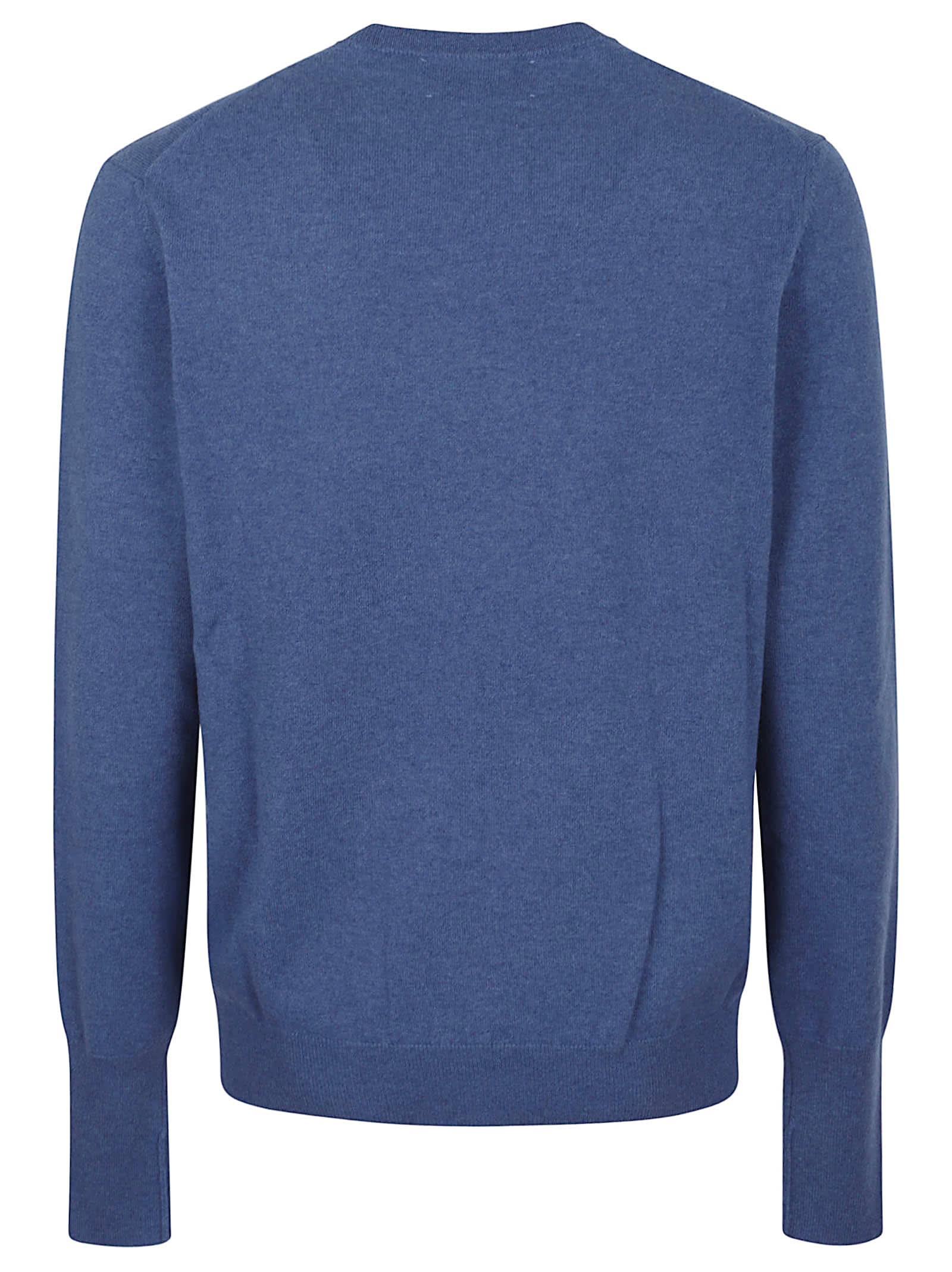 Ballantyne Round Neck Pullover In Blue