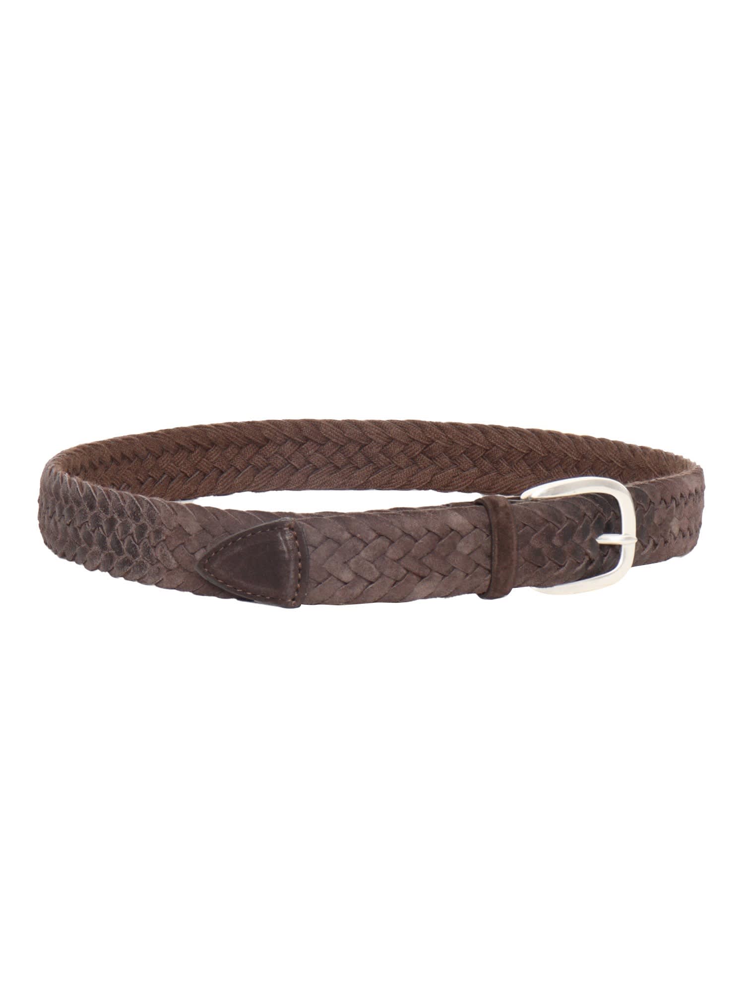 Shop Orciani Belt In Brown