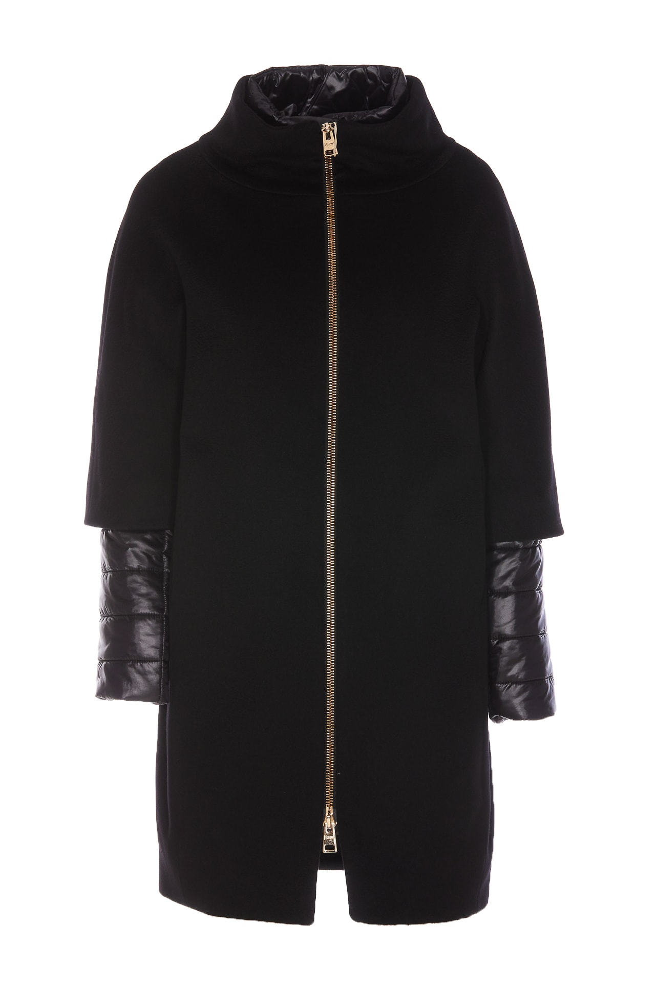 Shop Herno Coat In Black