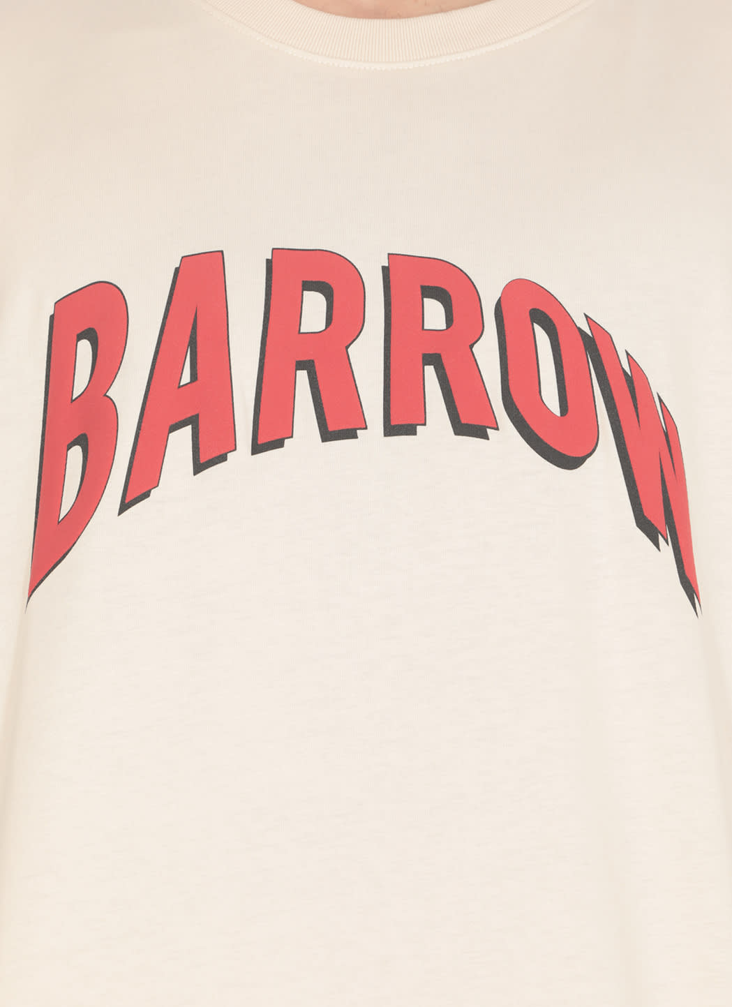Shop Barrow T-shirt With Logo In Natural