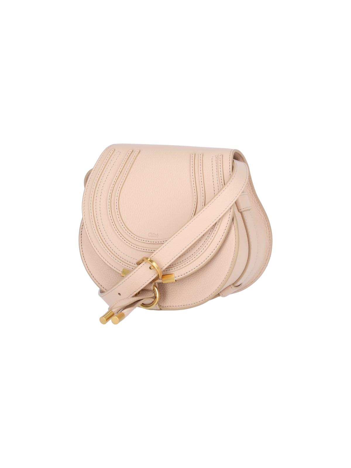 Shop Chloé Marcie Small Shoulder Bag In Pink