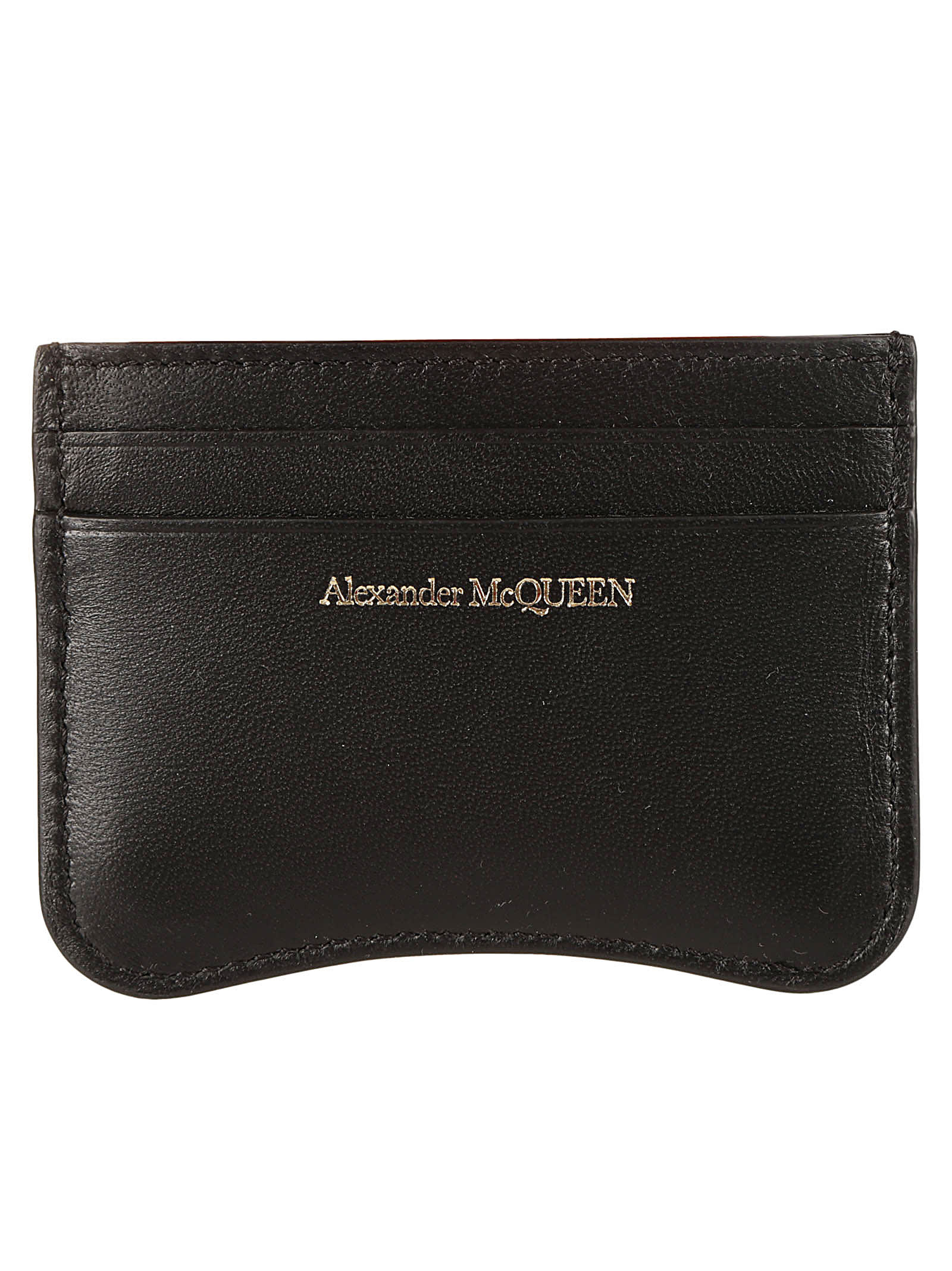 Shop Alexander Mcqueen The Seal Card Case In Black