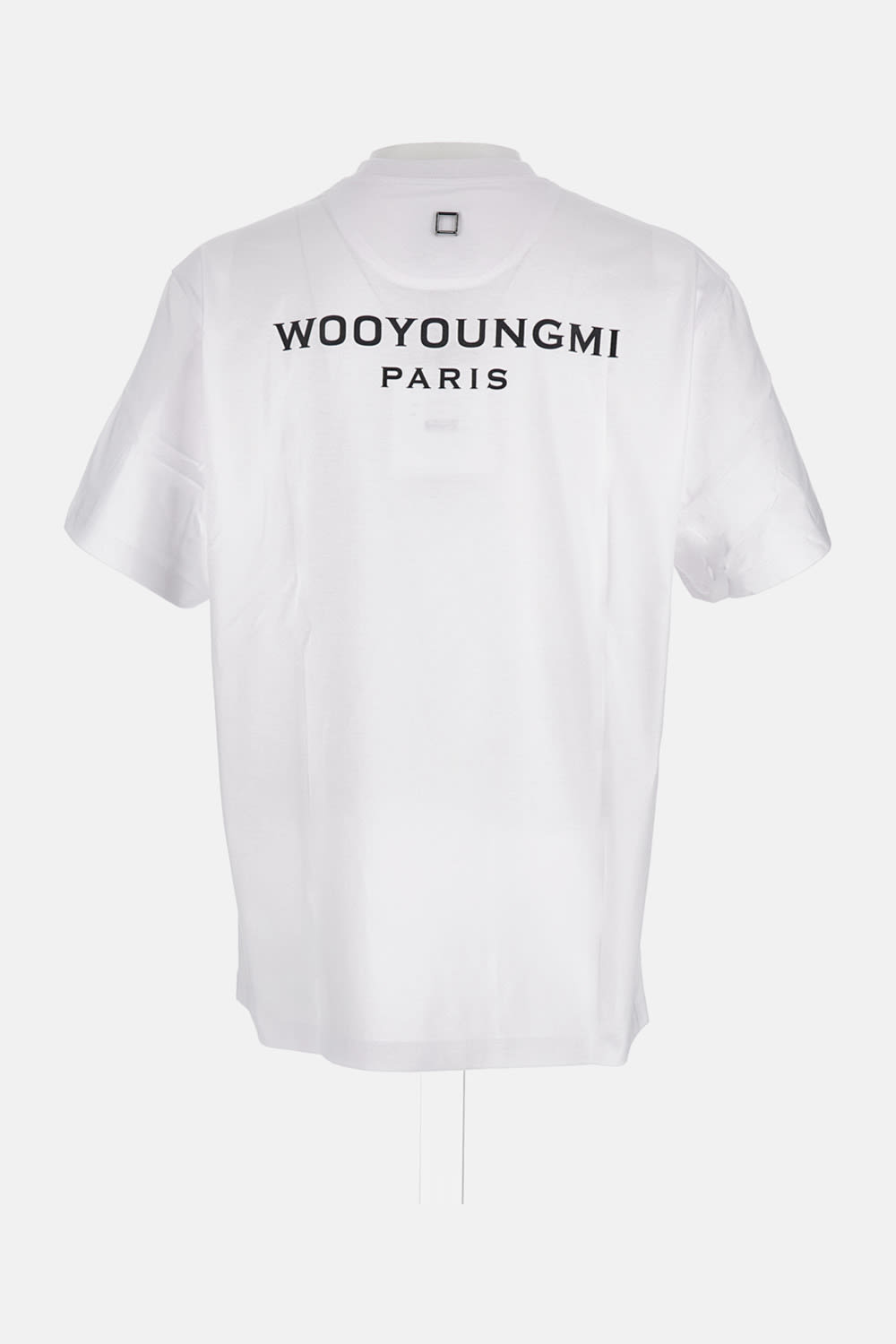 Wooyoungmi Off-white Flower Back Logo T-shirt In White