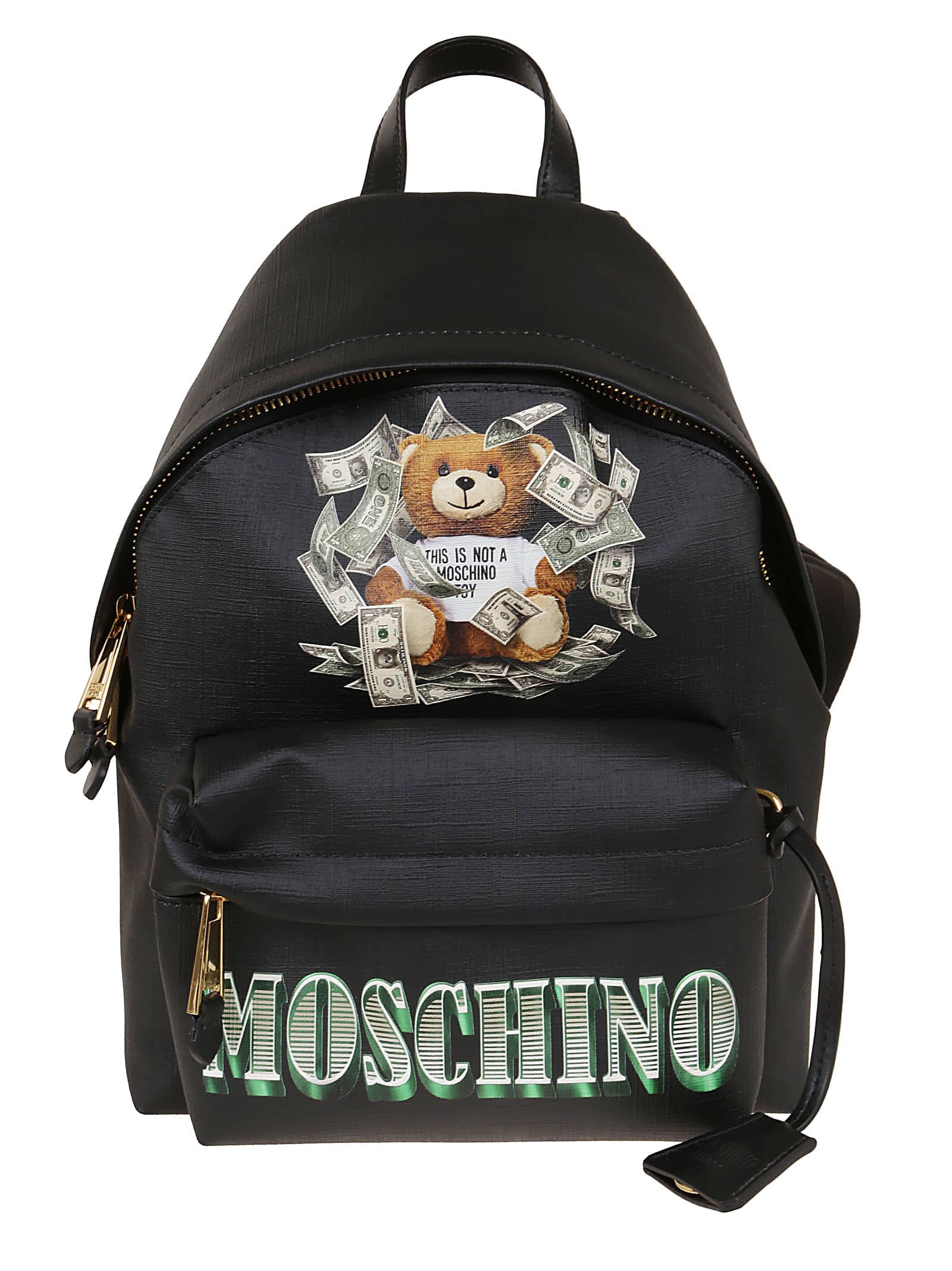 red moschino backpack