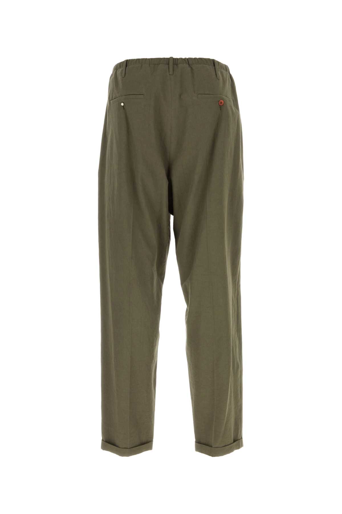Magliano Army Green Cotton Pant In 03