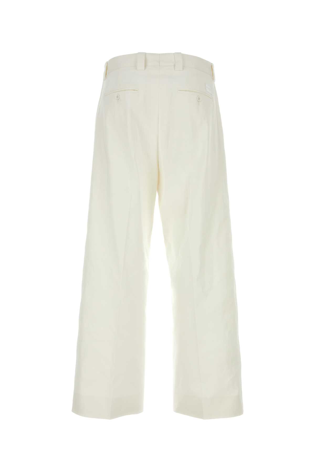Shop Dolce & Gabbana White Stretch Denim Jeans In Bianconaturale