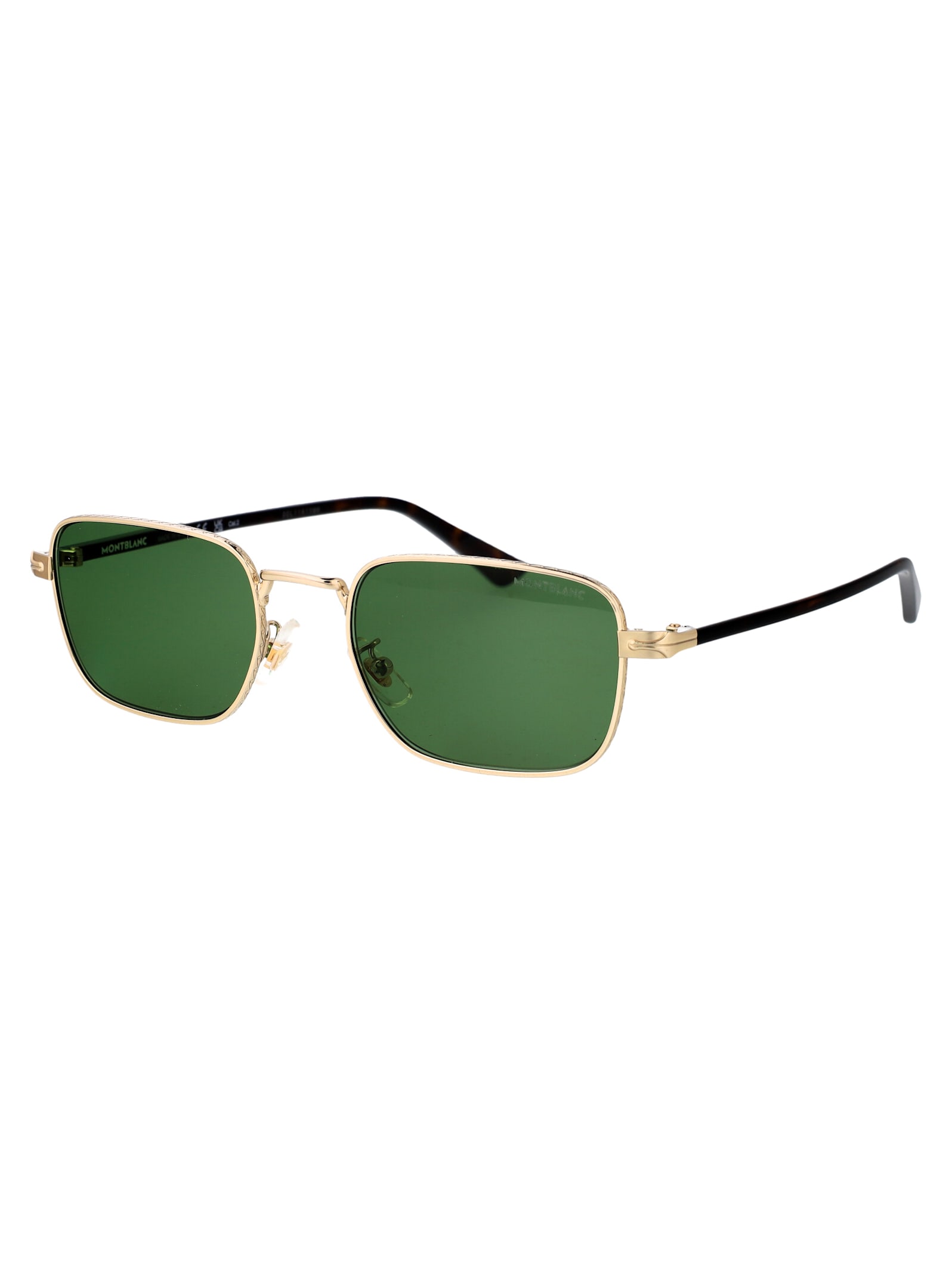 Shop Montblanc Mb0339s Sunglasses In Green