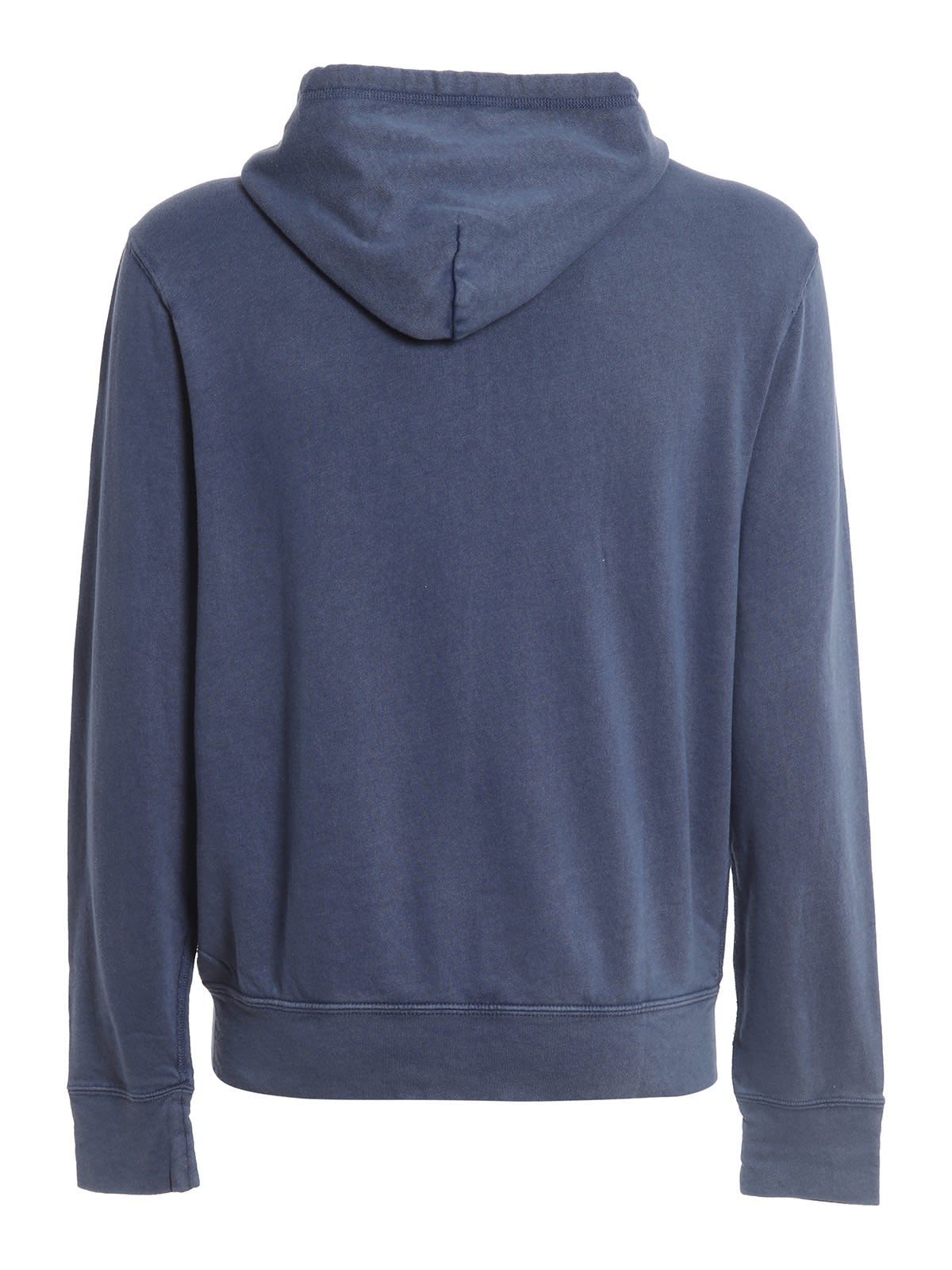 Polo Ralph Lauren Zipped Hoodie In Azzurro