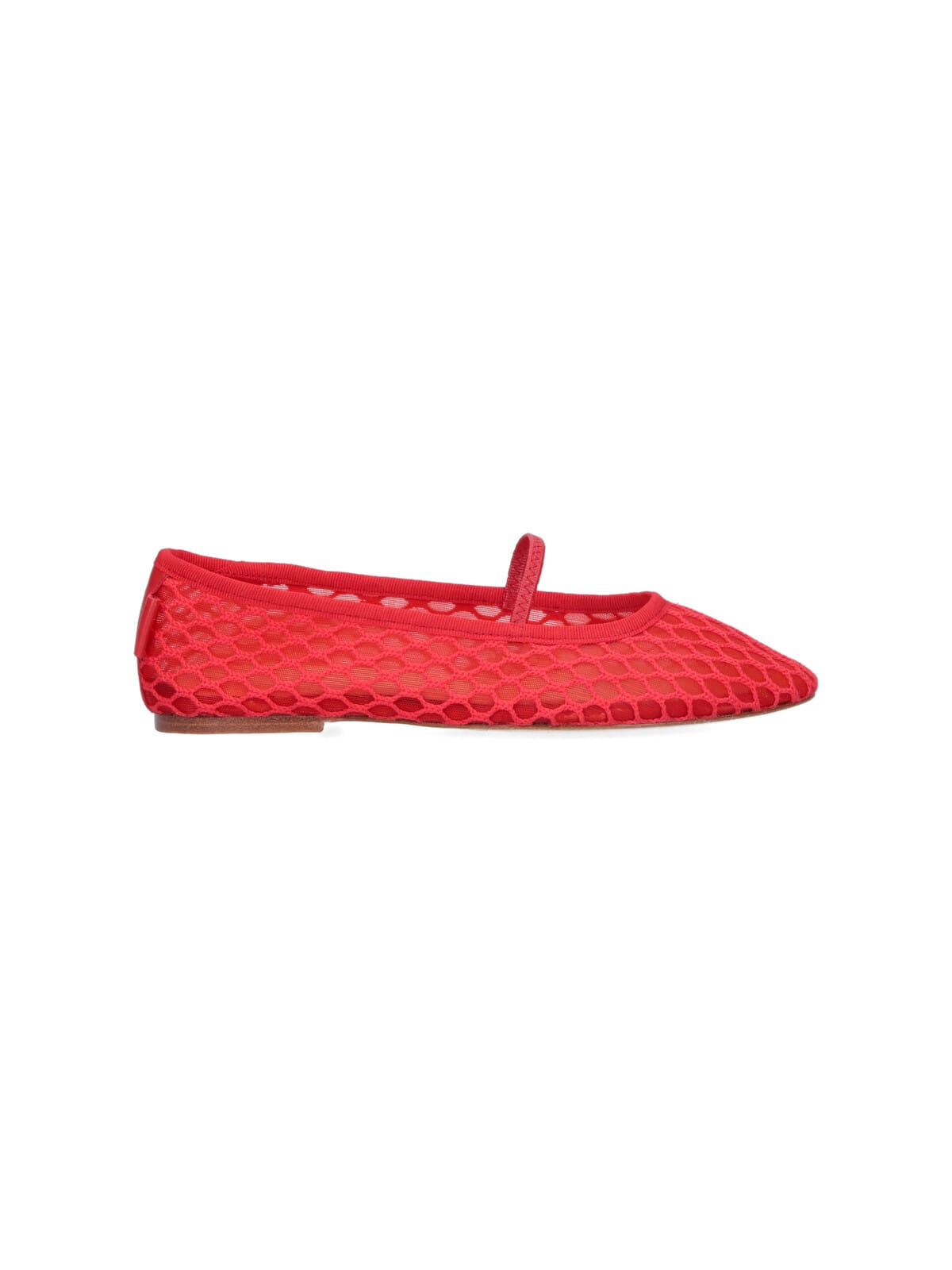 A. P.C. swan Mesh Ballet Flats