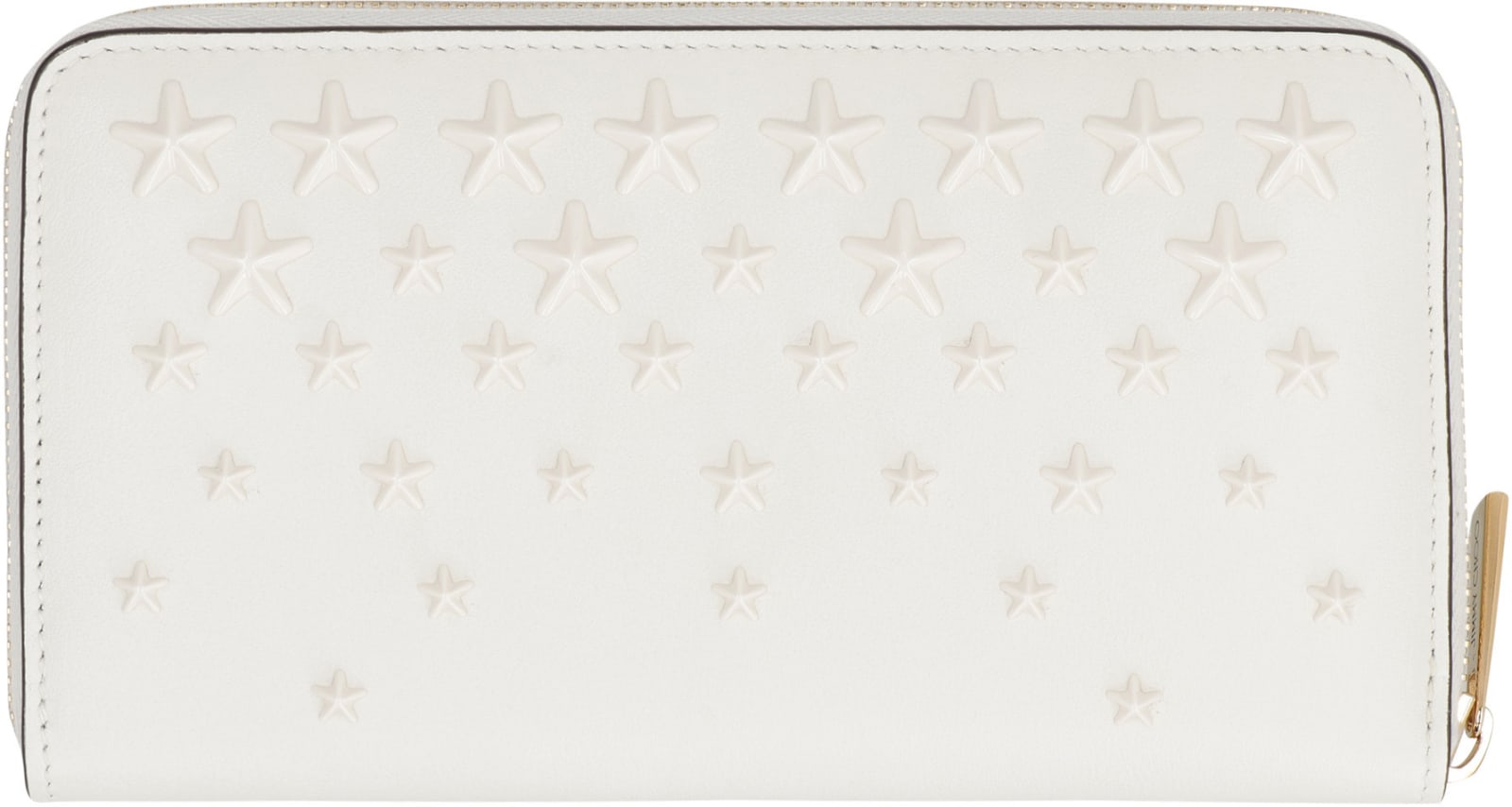 Shop Jimmy Choo Pippa Leather Wallet In White