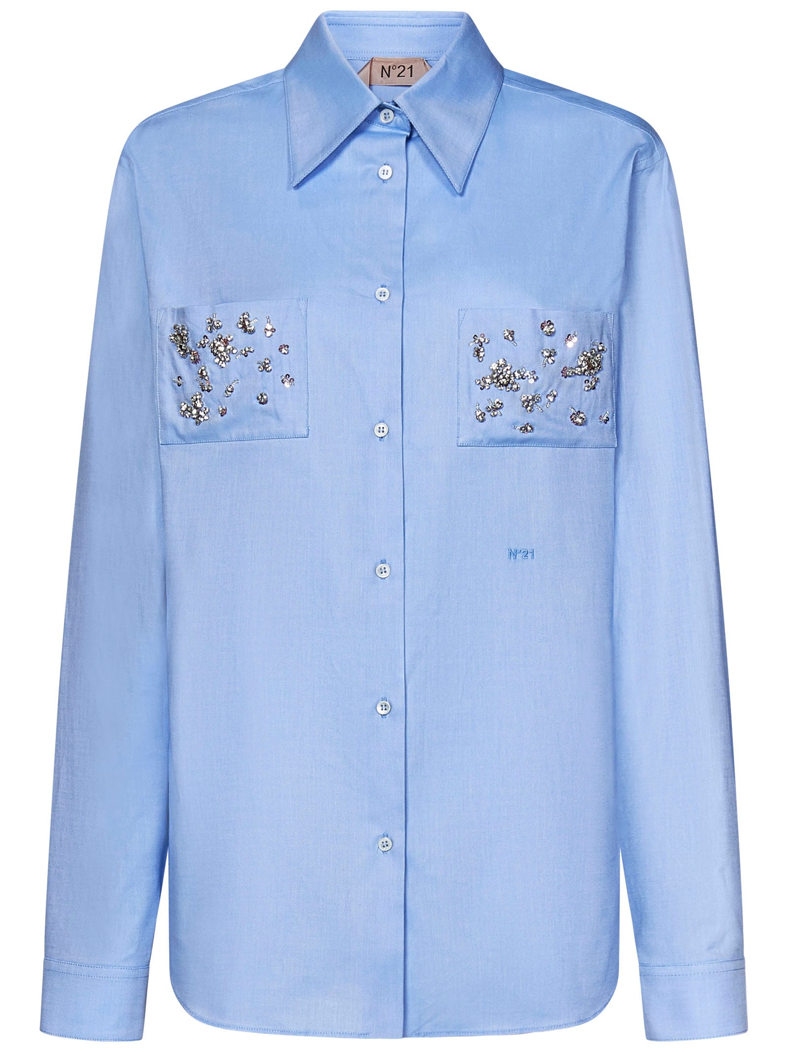 Shop N°21 Shirt In Clear Blue