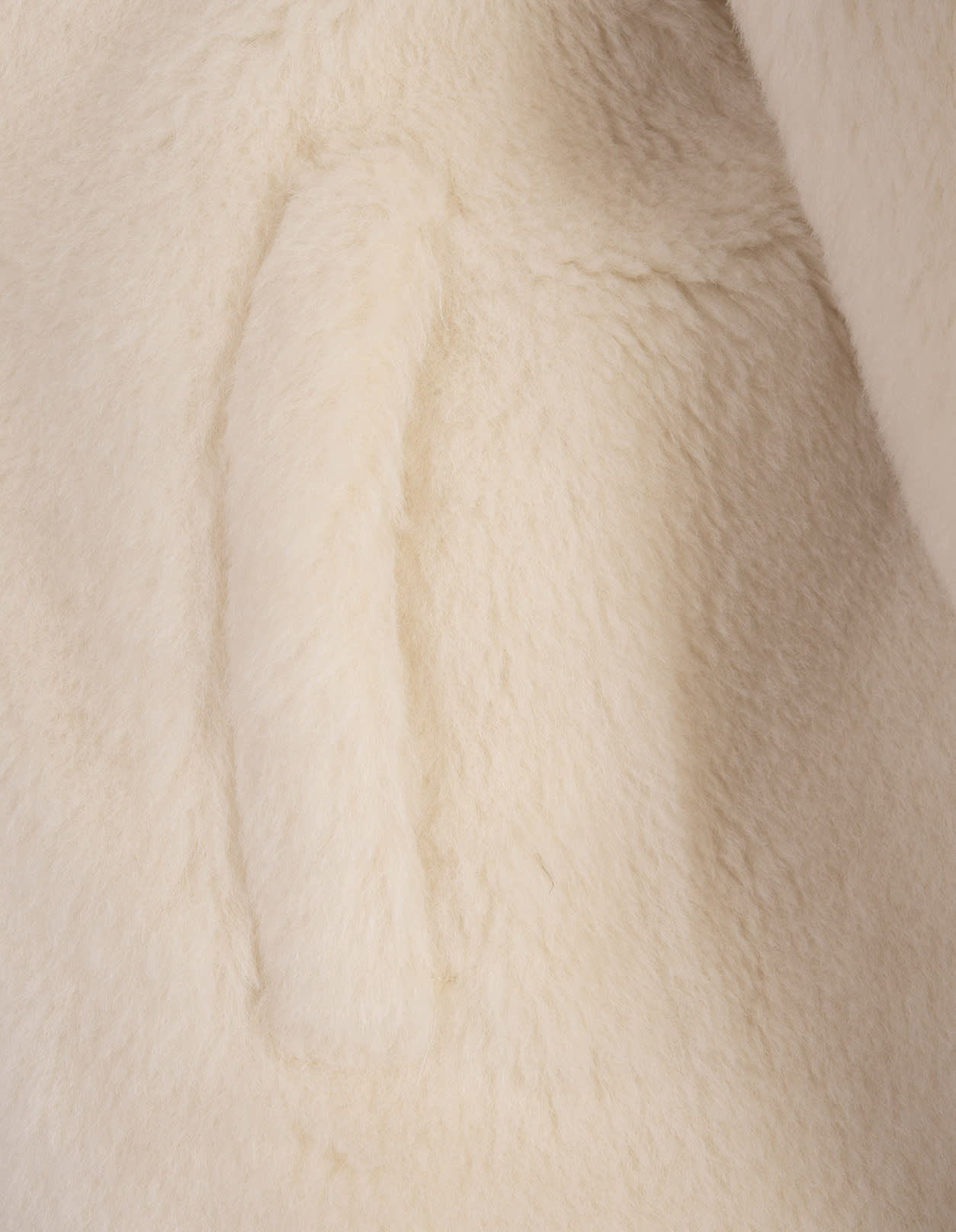 Shop Max Mara White Teddy Bear Coat