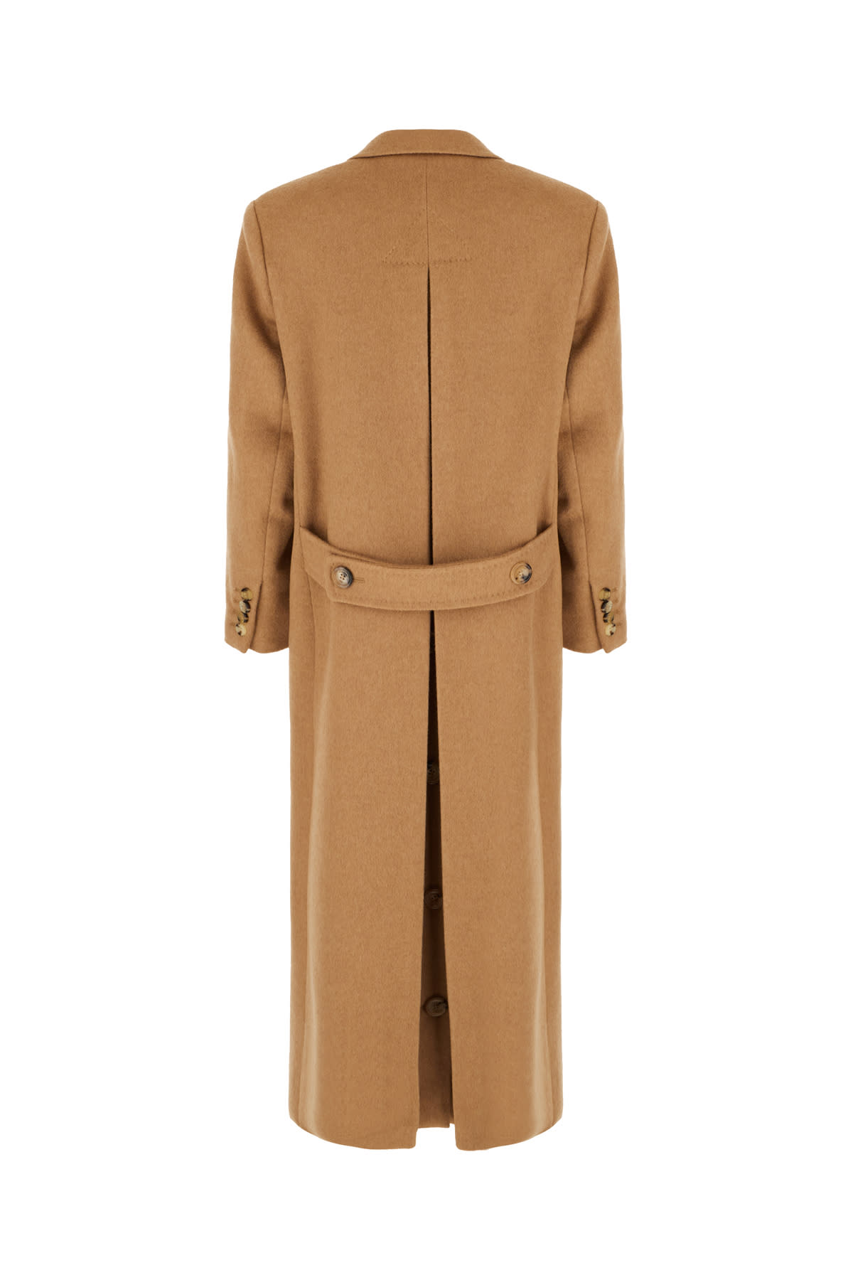 Max Mara Fungo Wool Coat In Cammello
