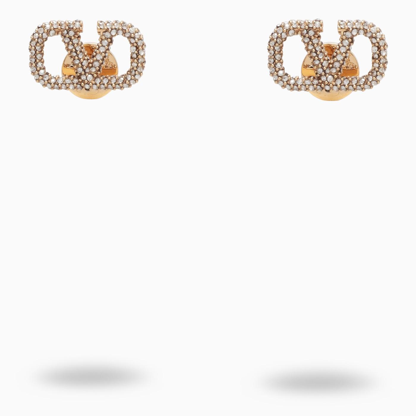 Vlogo Signature Gold Earrings