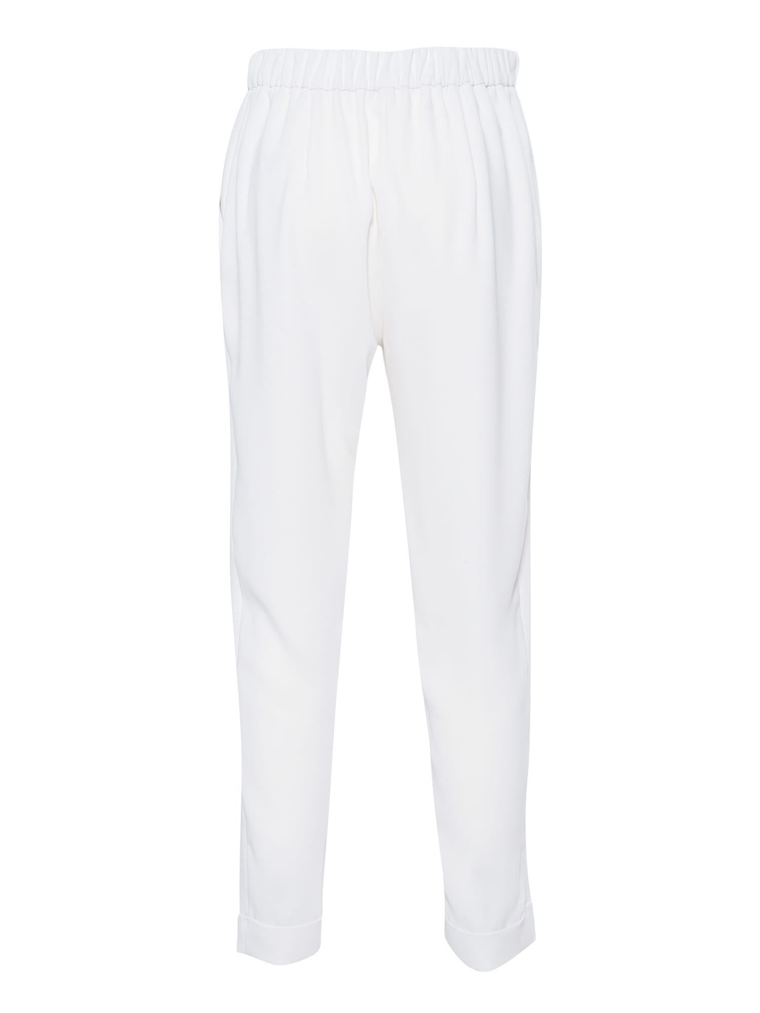 Shop P.a.r.o.s.h Elegant Womens Trousers In White