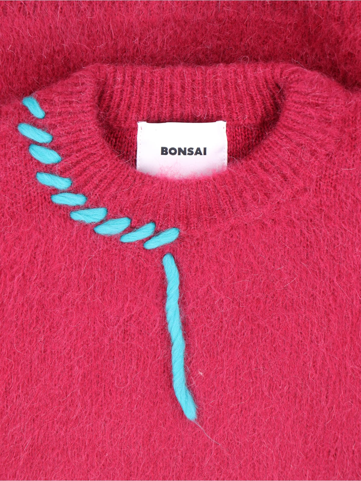 Bonsai Mohair Blend Sweater In Red