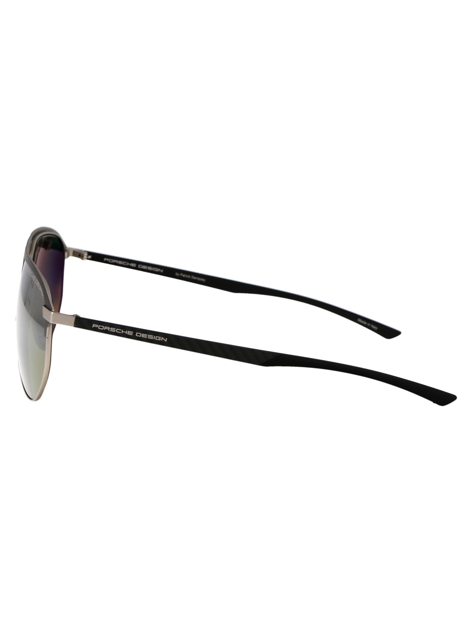 Shop Porsche Design P8965 Sunglasses In B417 Grey Black