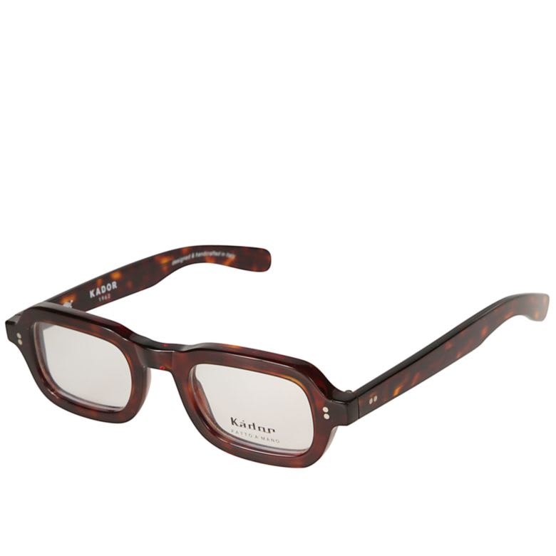 Kador Roky Rectangle-frame Glasses In Brown