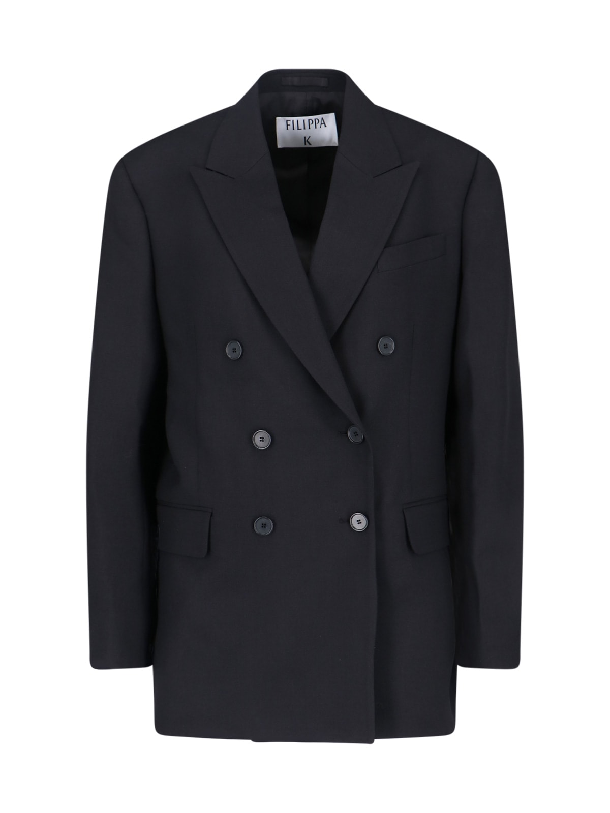 Filippa K Dani Double-breasted Blazer In Black