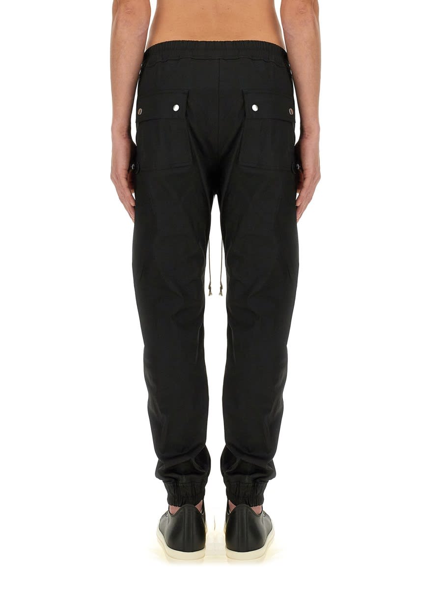 Shop Rick Owens Zip Pocket Laced Trousers In Black