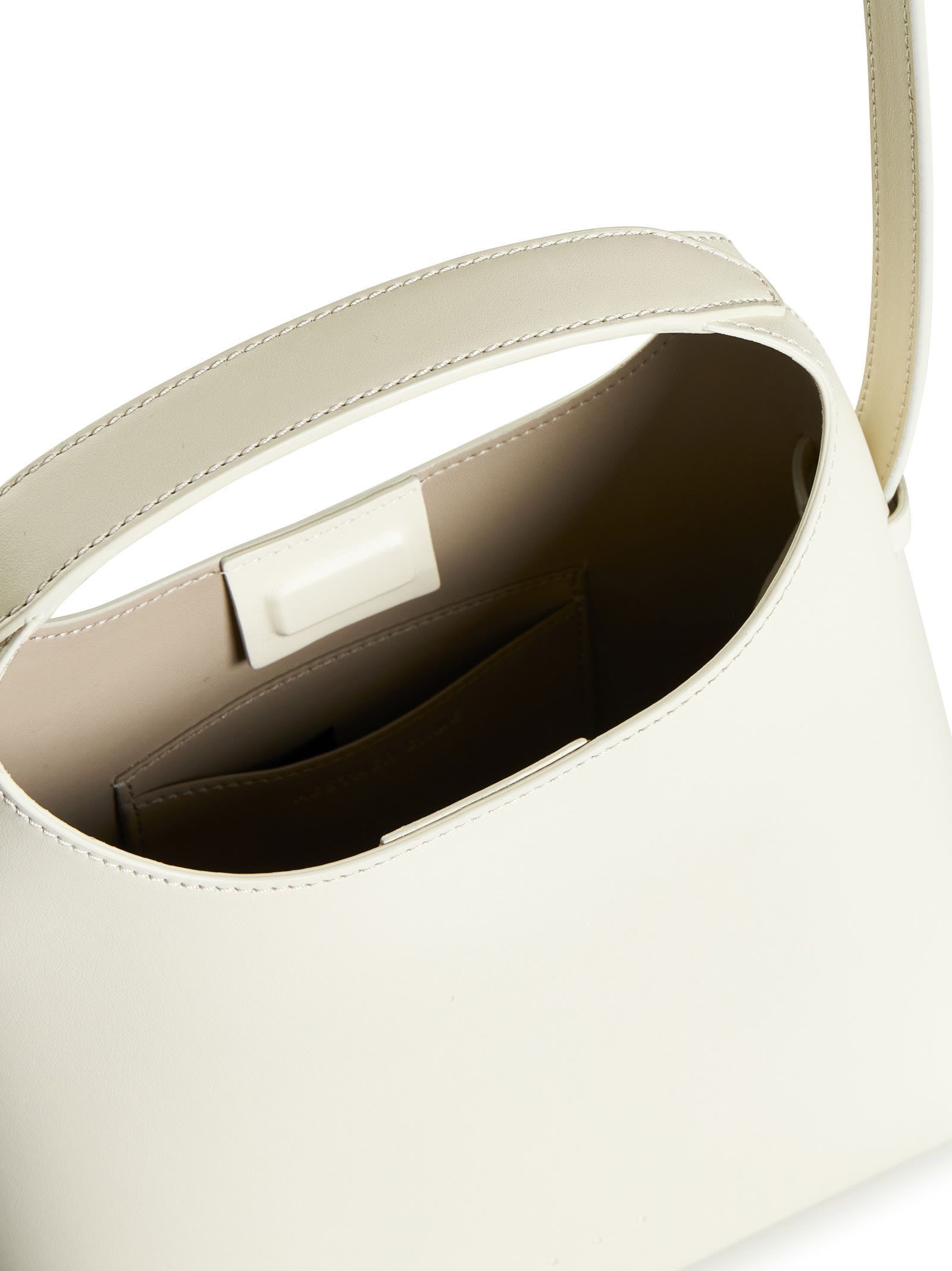 Shop Aesther Ekme Shoulder Bag In Cream