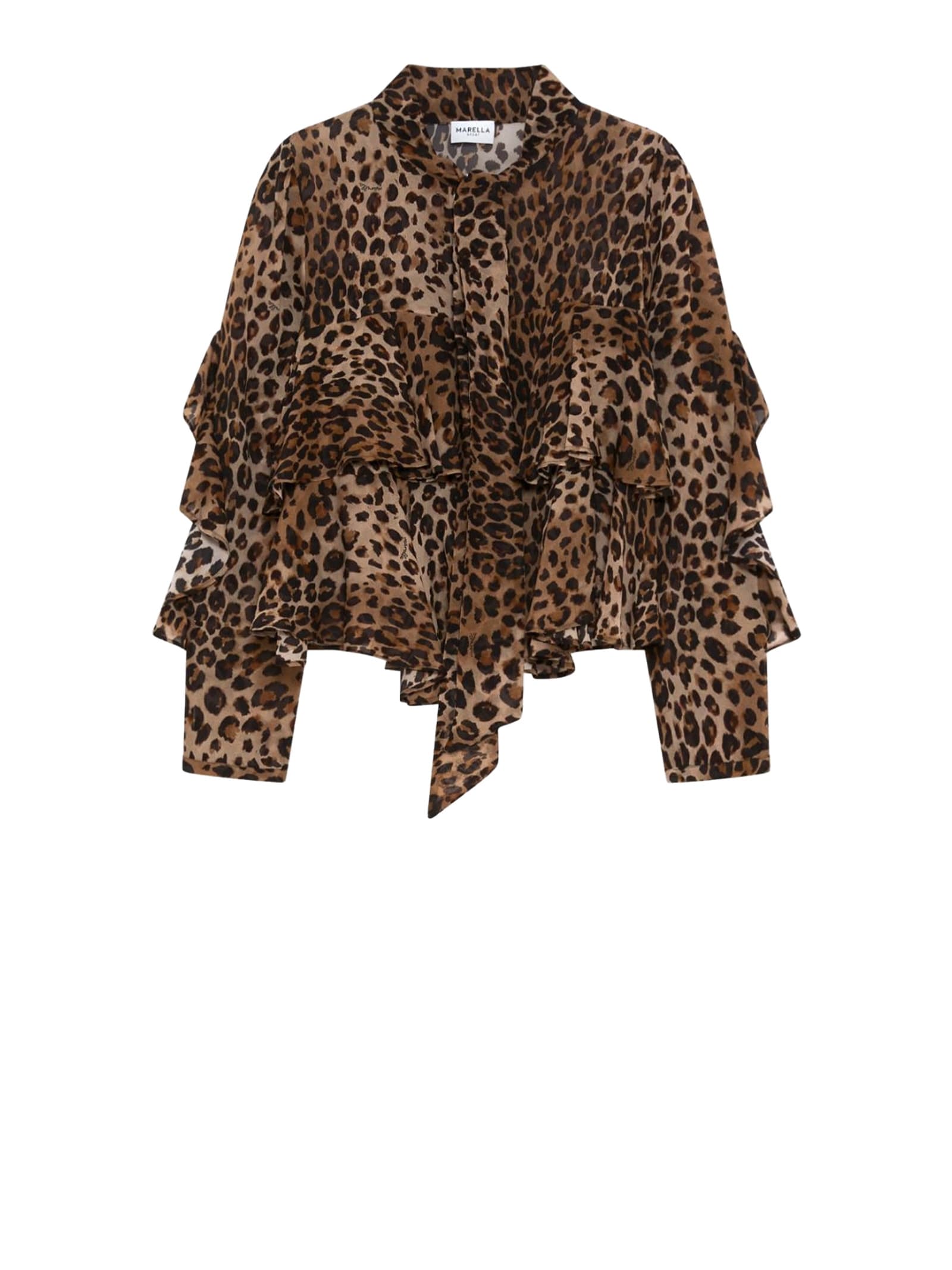 Marella Shirts Natural In Animal Print