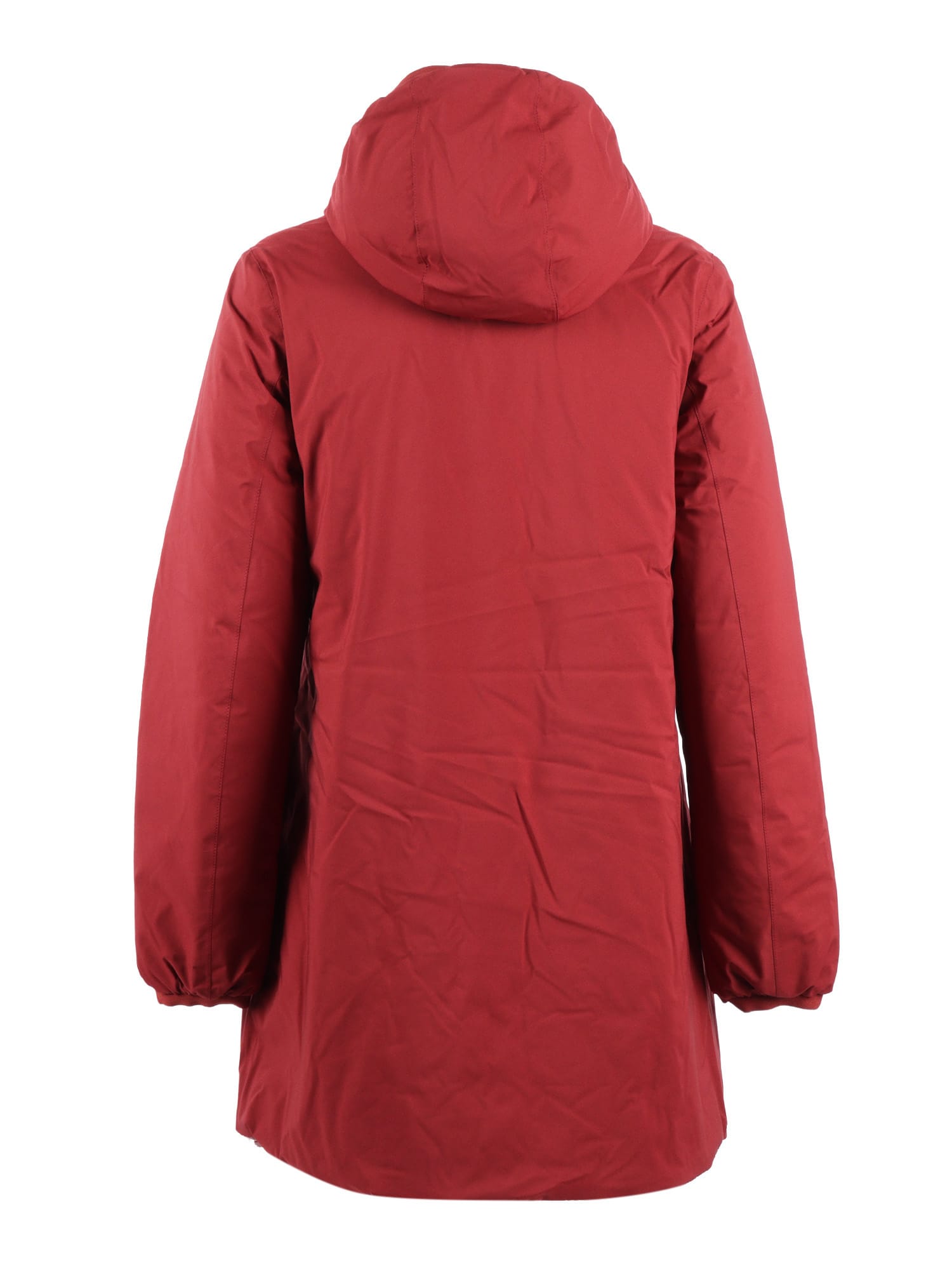 K-way Sophie St Thermo Double Down Jacket In Red