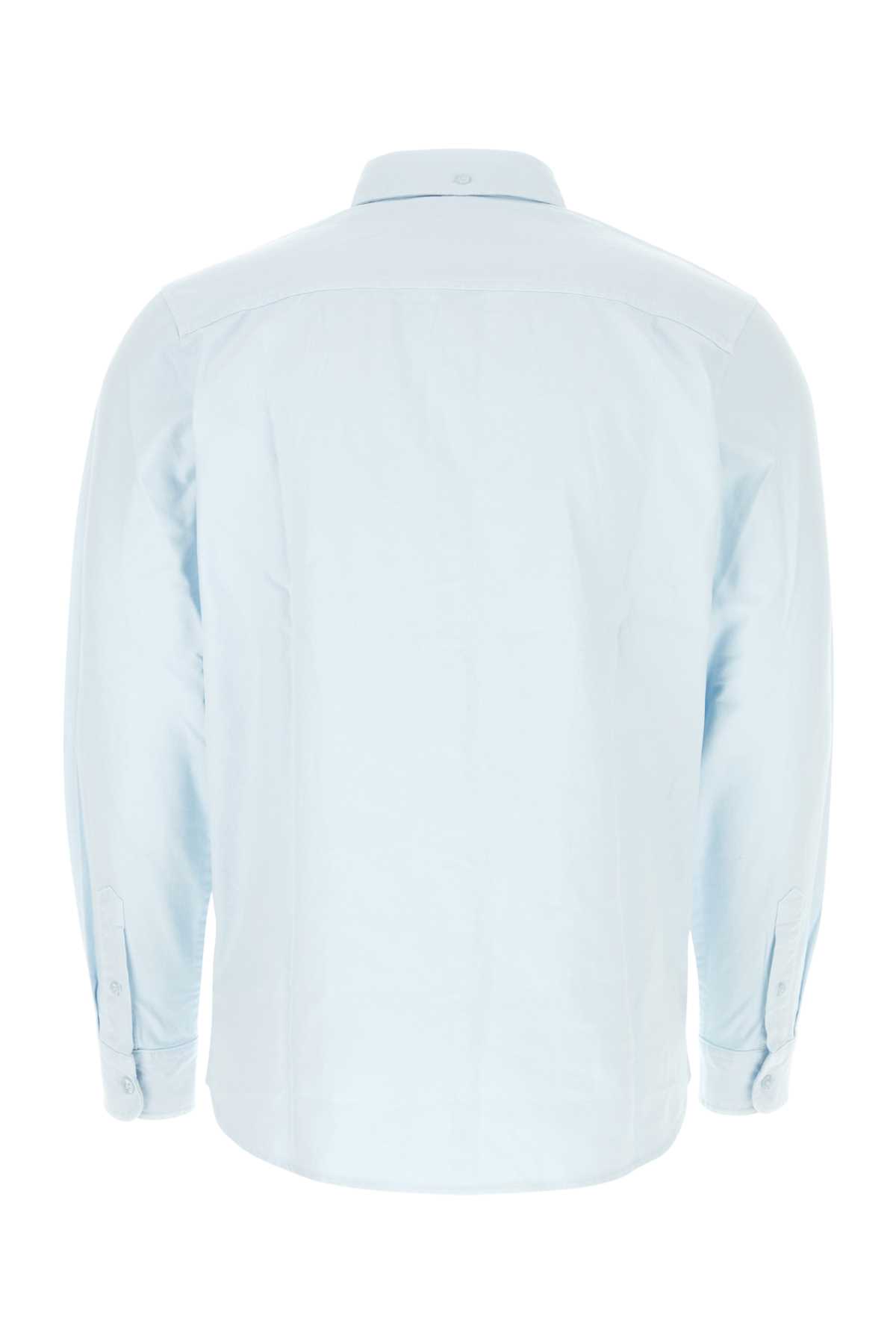 Shop Carhartt Pastel Light-blue Cotton Shirt In Icarusgarmentdyed