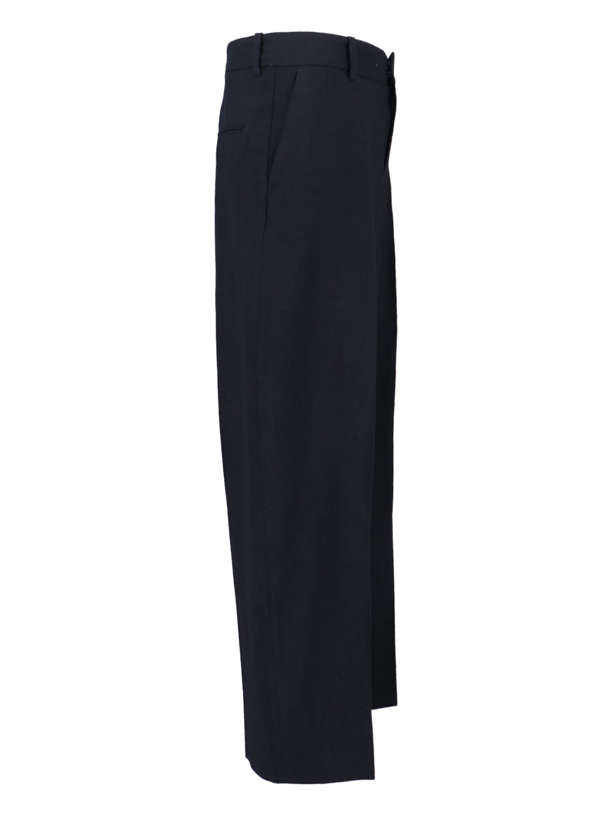 Studio Nicholson Straight-leg Cropped Trousers In Black
