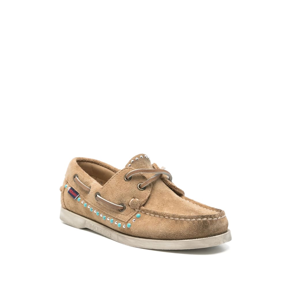 Sebago Leather Loafers In Multi