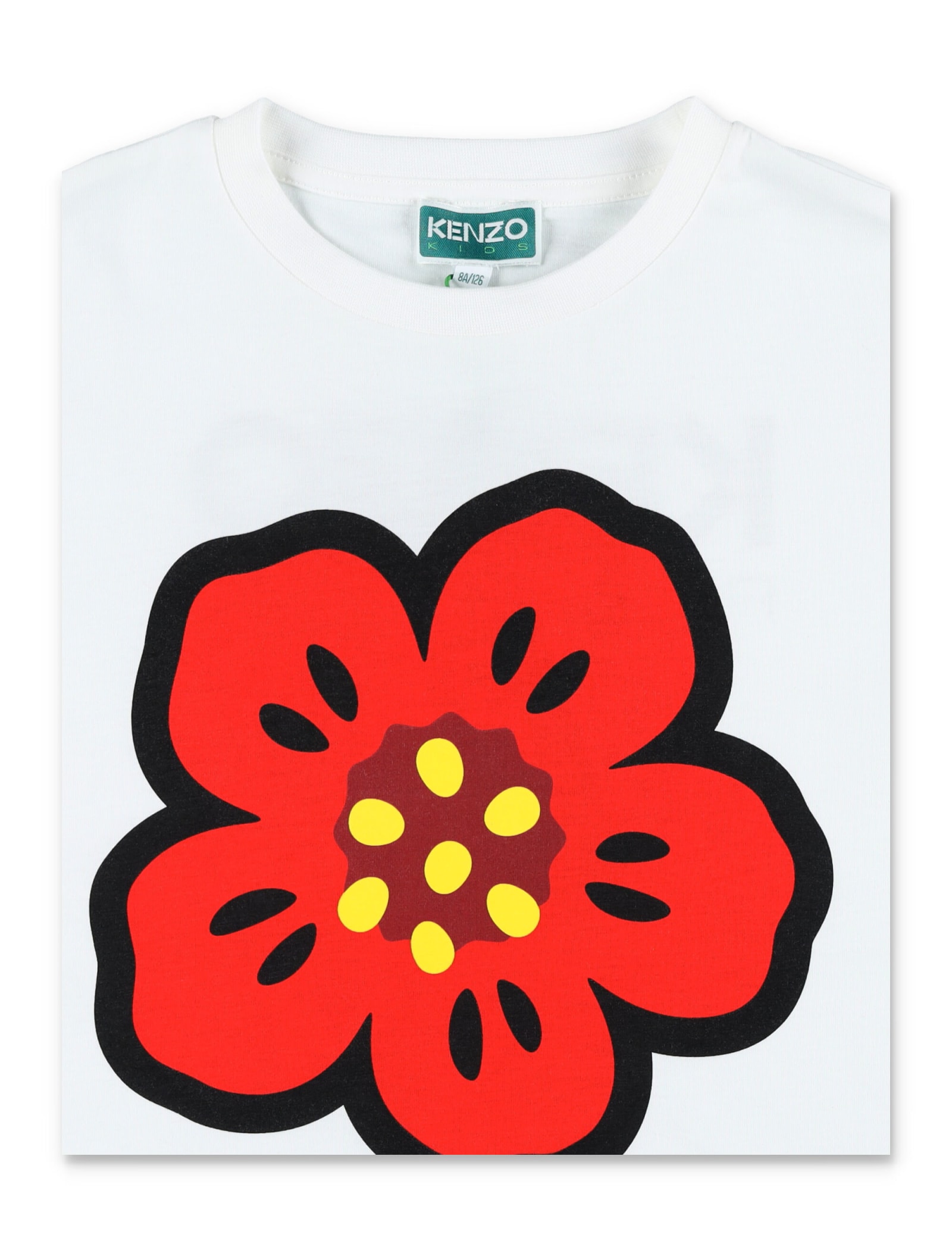 Shop Kenzo Boke Flower T-shirt In Ivory