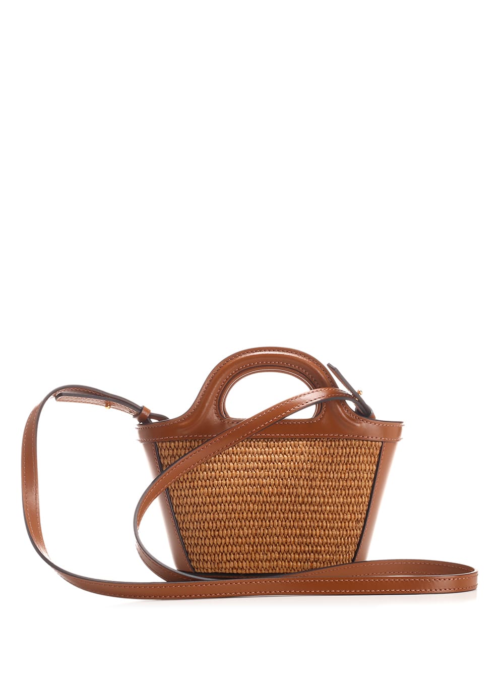 Marni Tropicalia Micro Bag In Brown