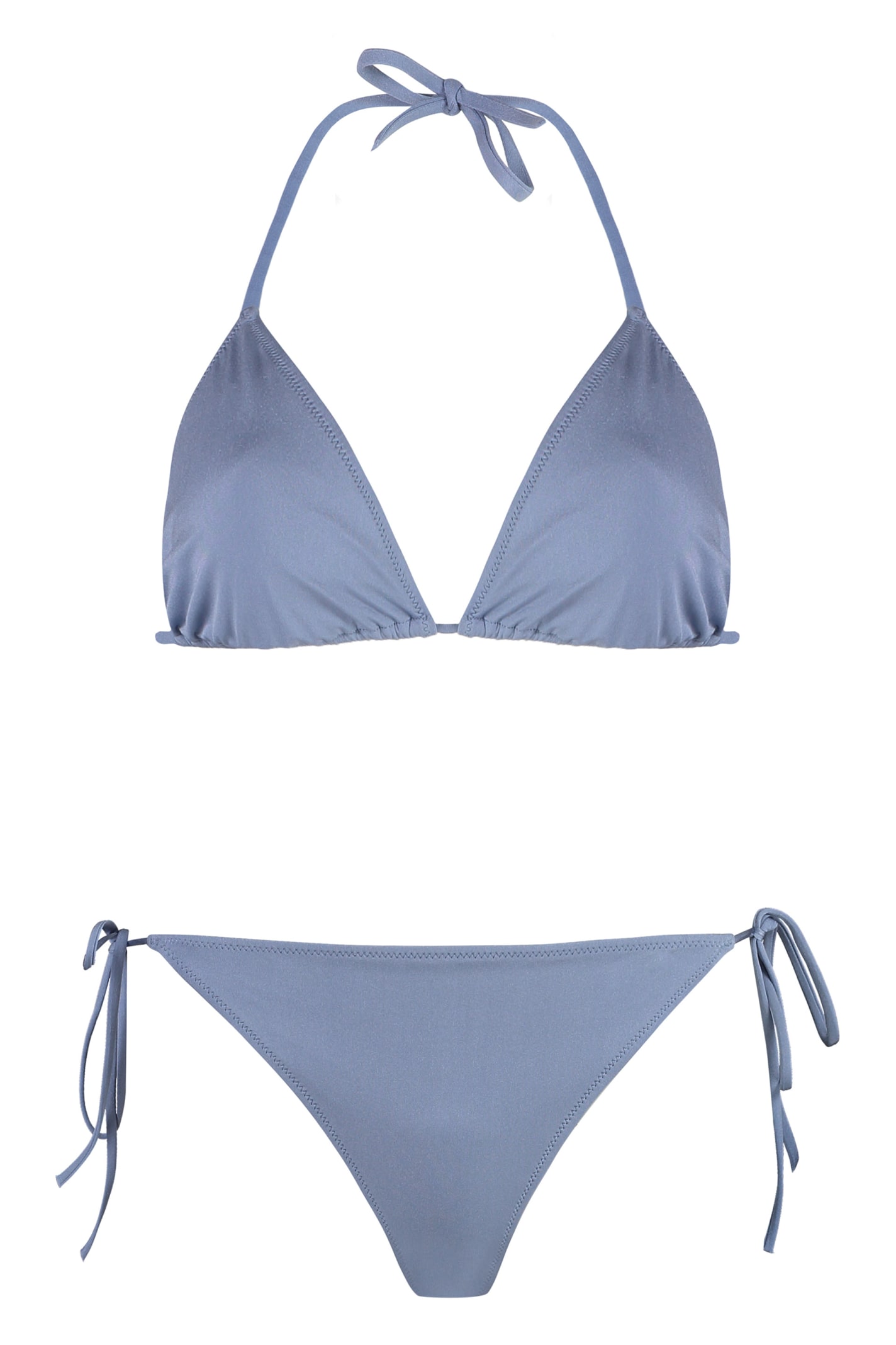 Shop Lido Venti Triangle Bra Bikini In Blue