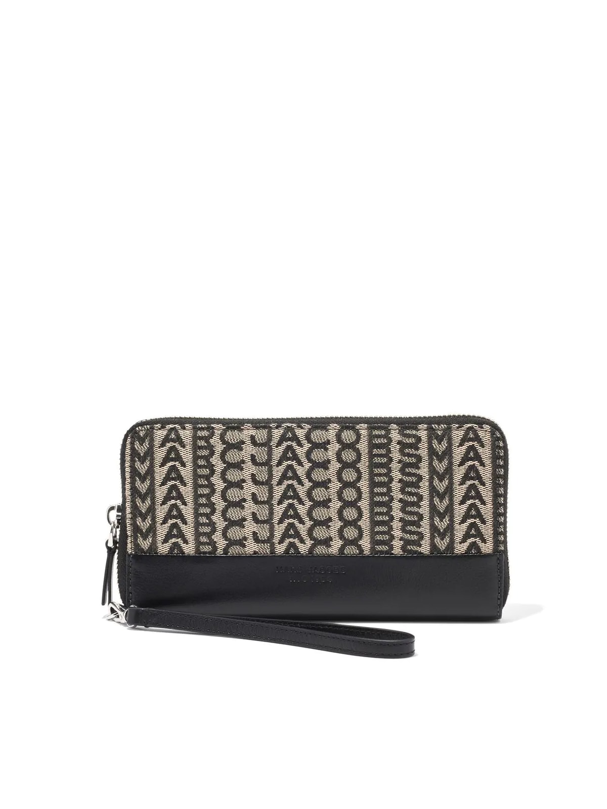 Shop Marc Jacobs The Continental Wristlet In Beige Multi