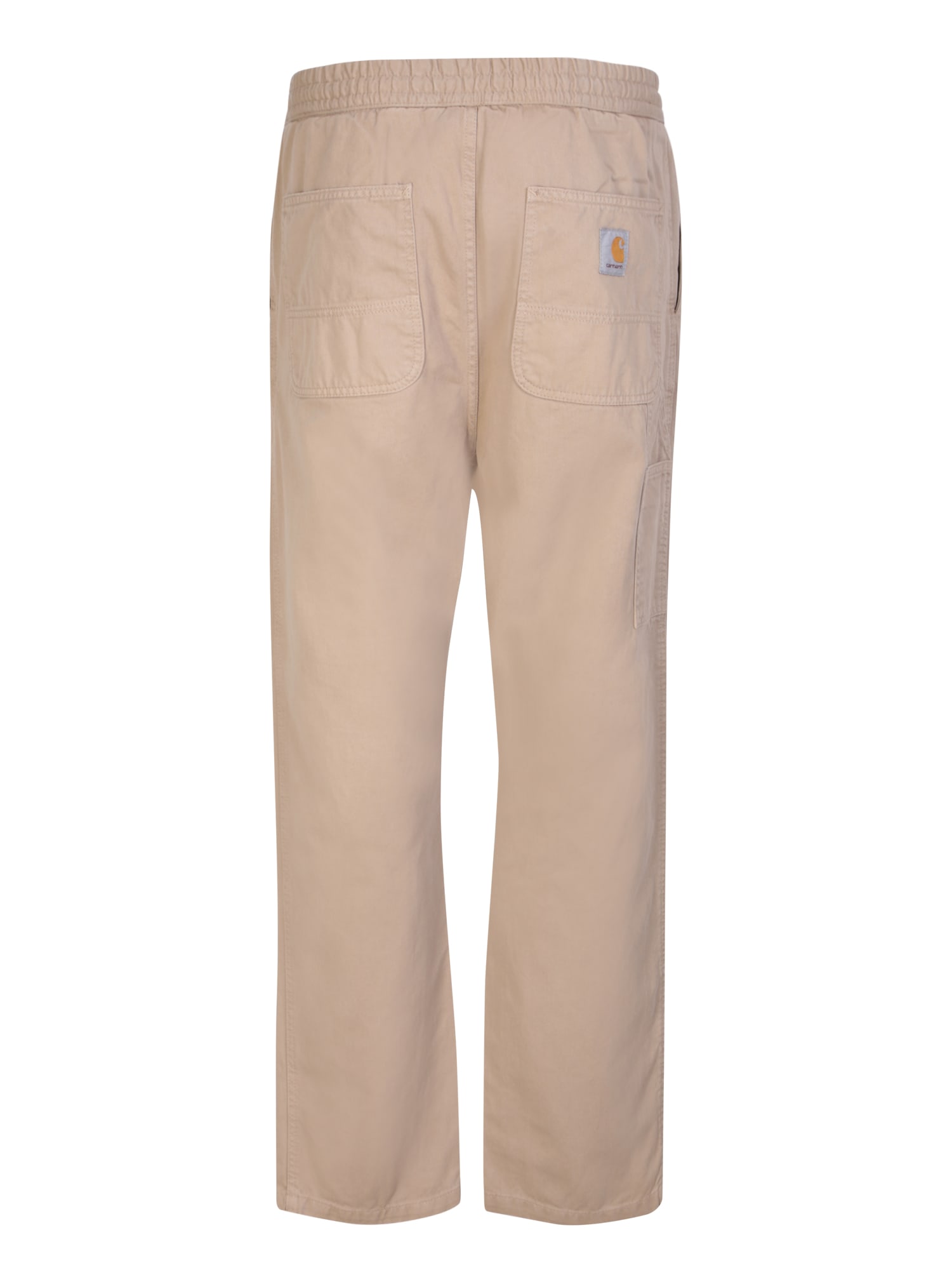 Carhartt Beige Cotton Flint Pant In Beige