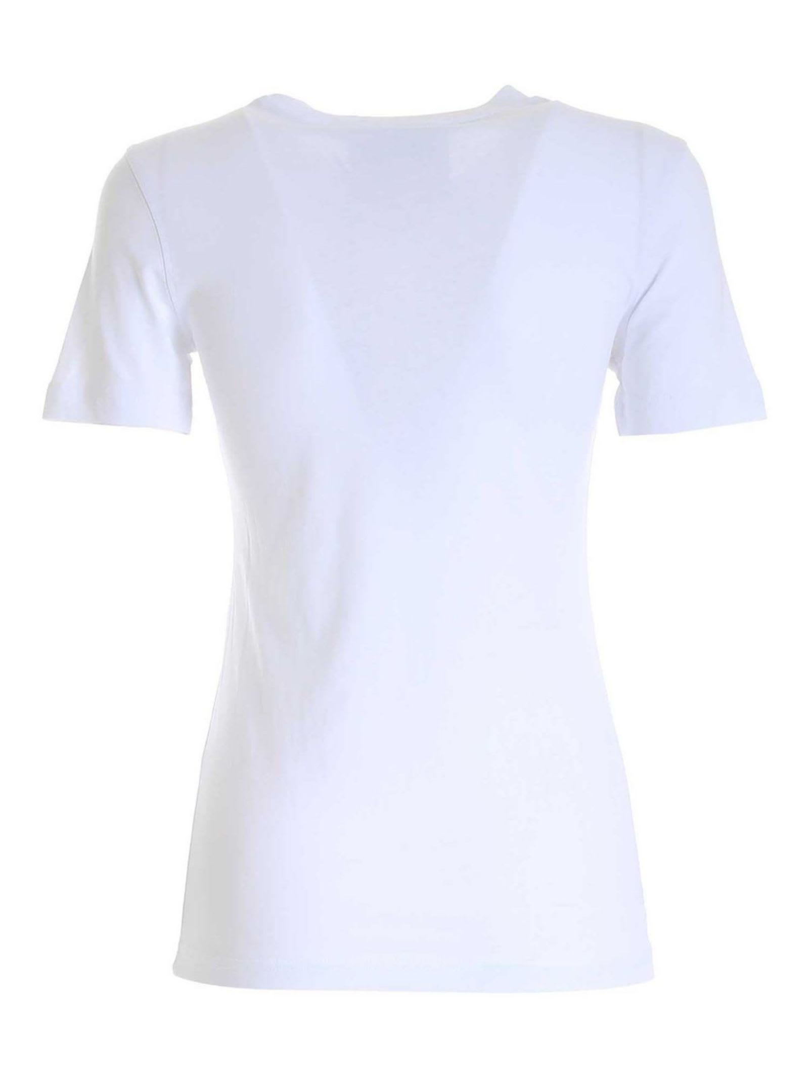 Shop Versace Jeans Couture Womens T-shirt In White