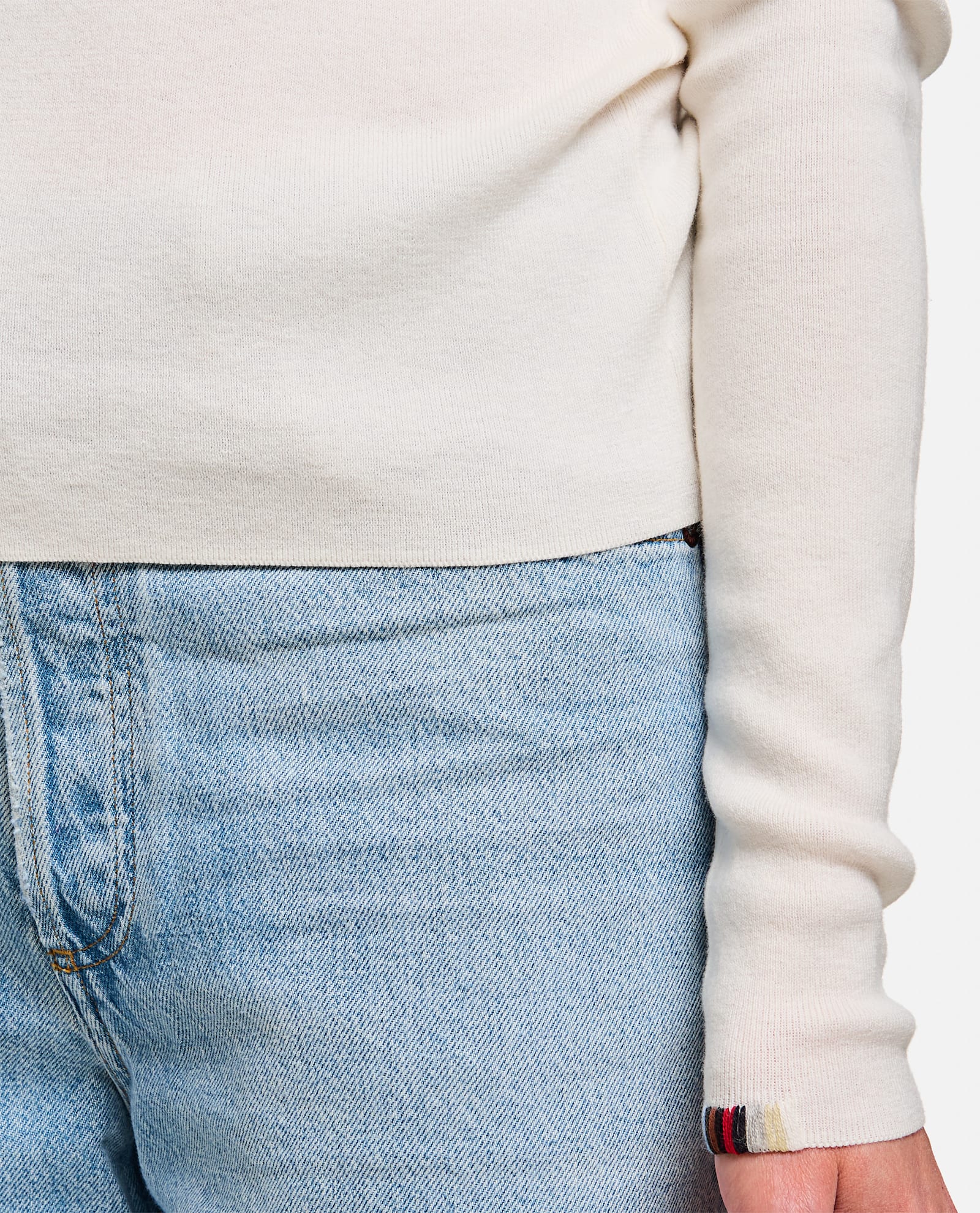 Extreme Cashmere Eel Cotton Cashmere Knit 2.48 Ls T-shirt In White