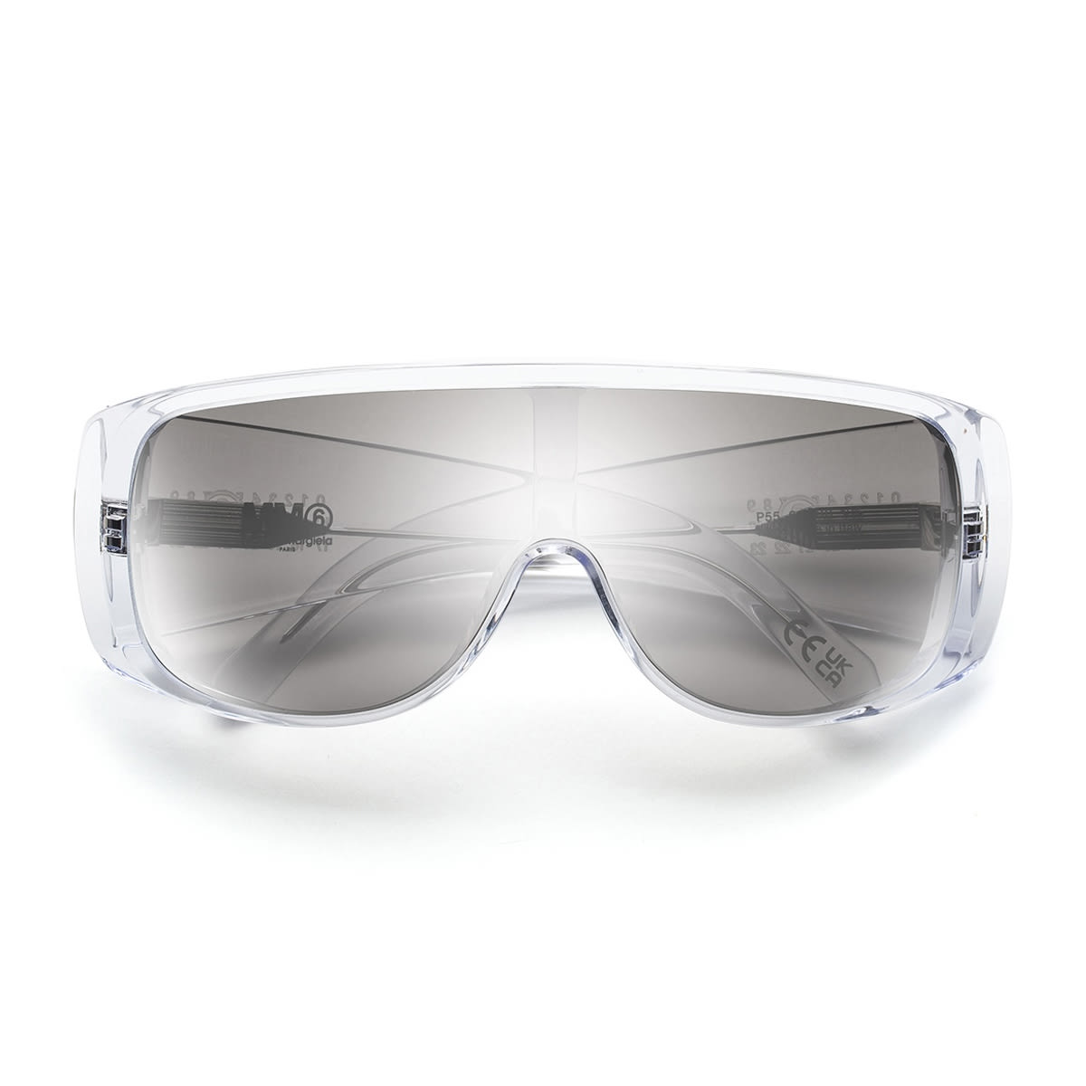 Retrosuperfuture X Maison Margiela Mm6 Mask P55 Trasperente Sunglasses In Transparent