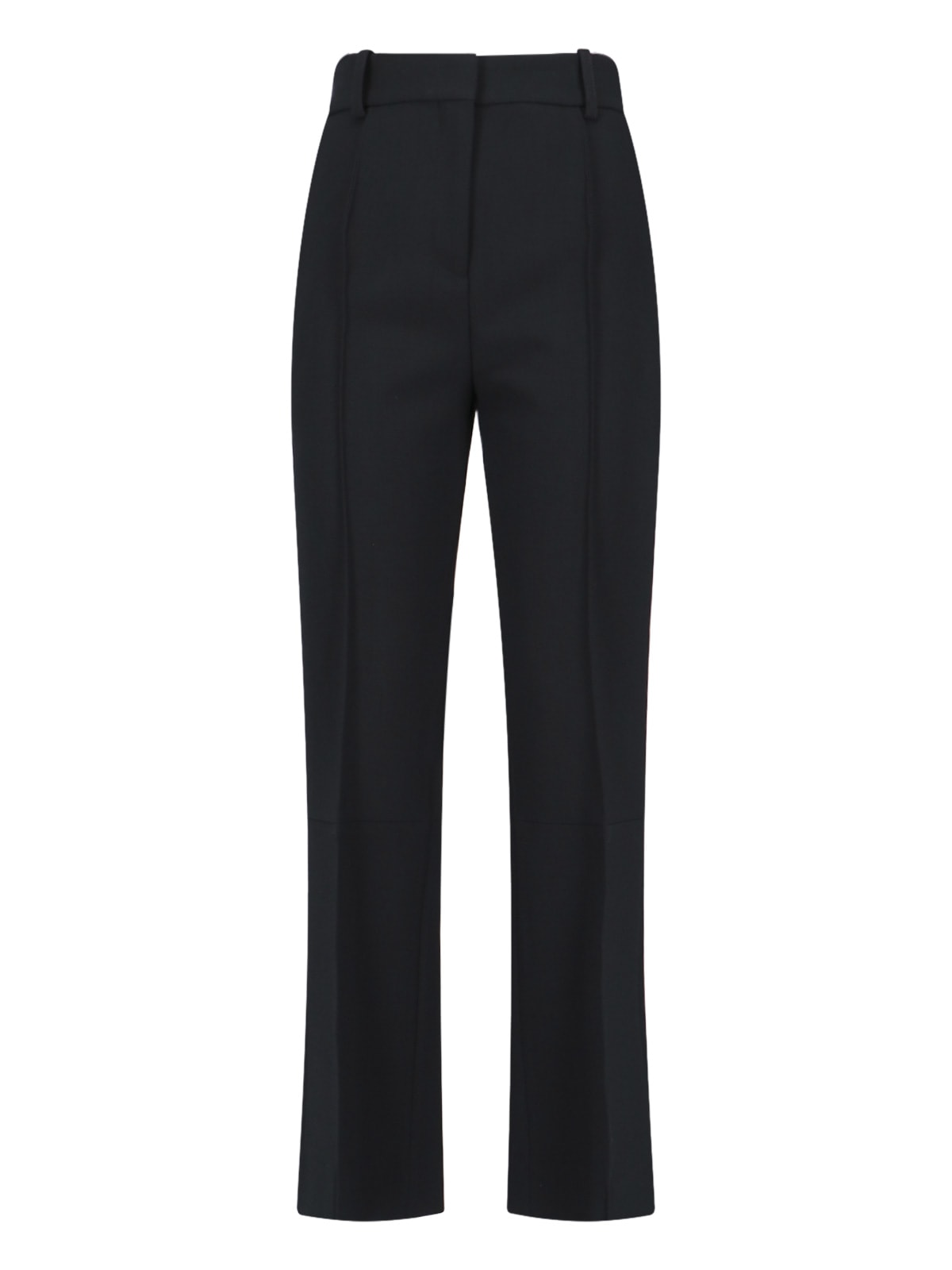 Shop Victoria Beckham Tailored Trousers In Black