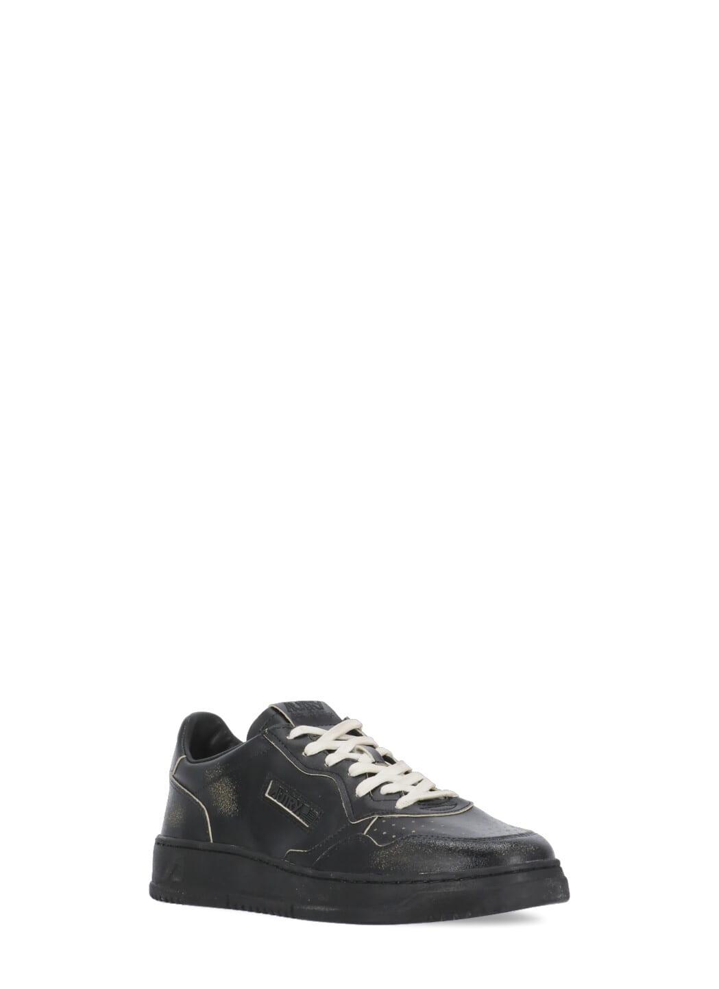 Shop Autry Vintage Sneakers In Black