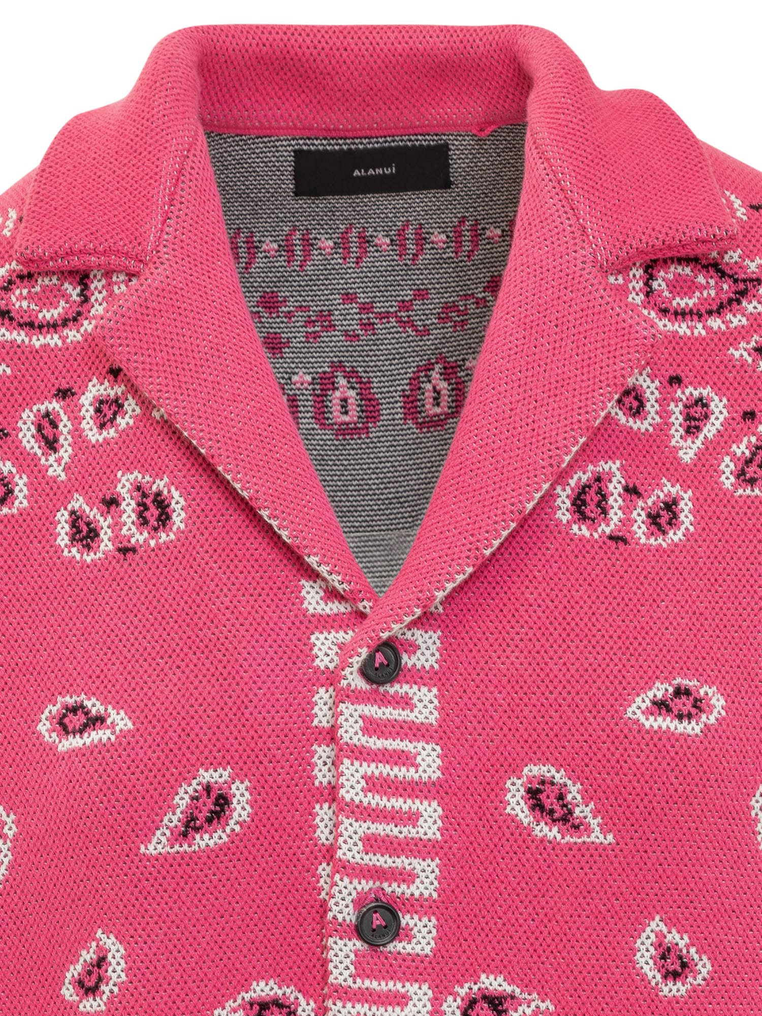 Shop Alanui Bandana Shirt In Stella Pink