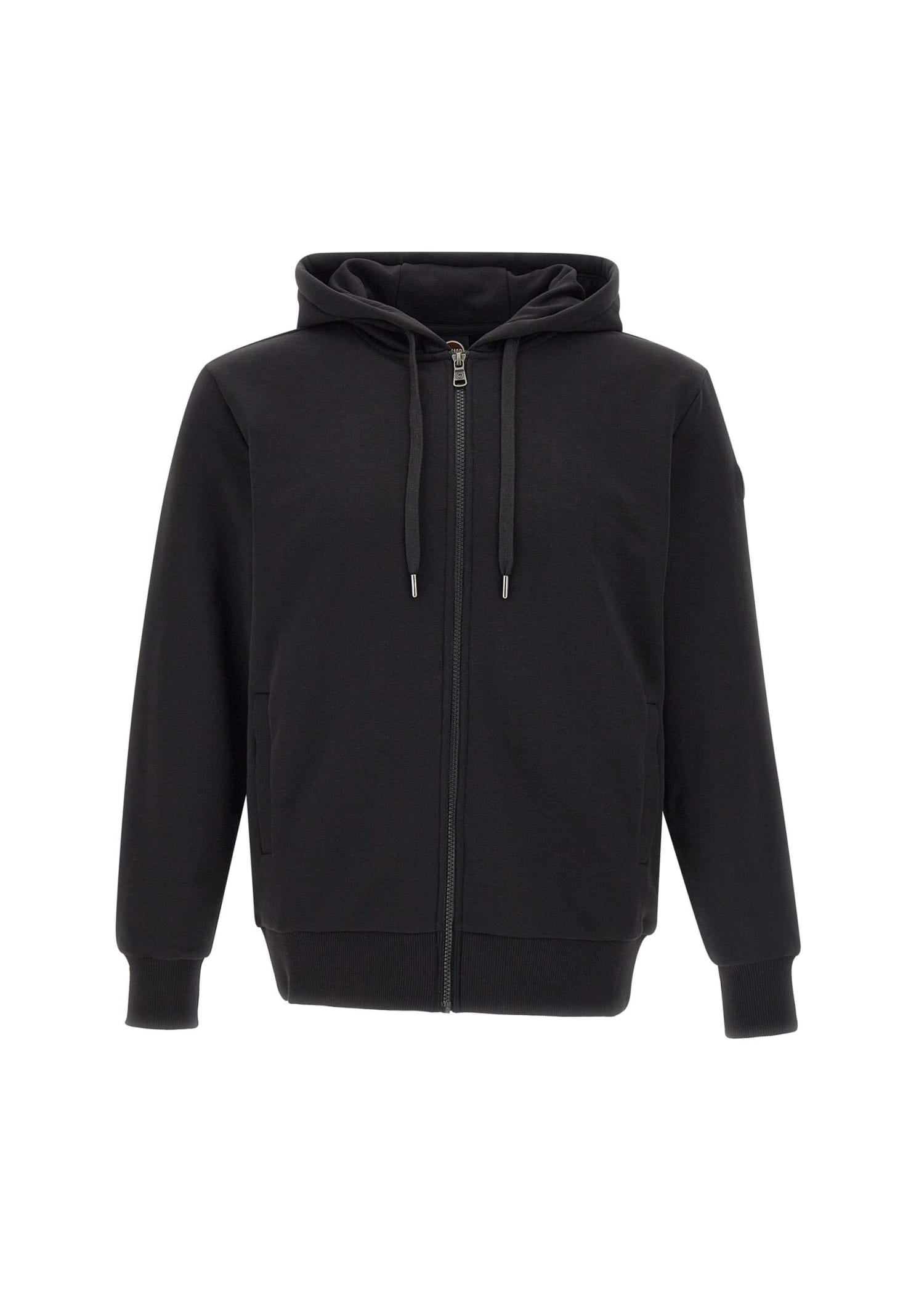 Shop Colmar Connective Cotton Sweatshirt In Black