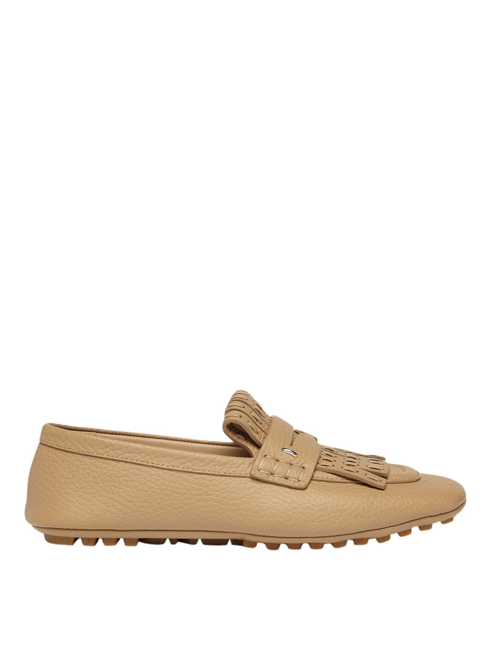 Fendi Selleria Loafer In Neutral
