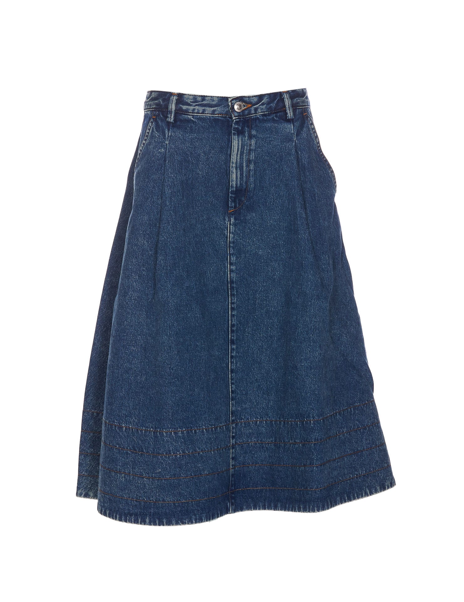 Apc a line denim skirt hotsell