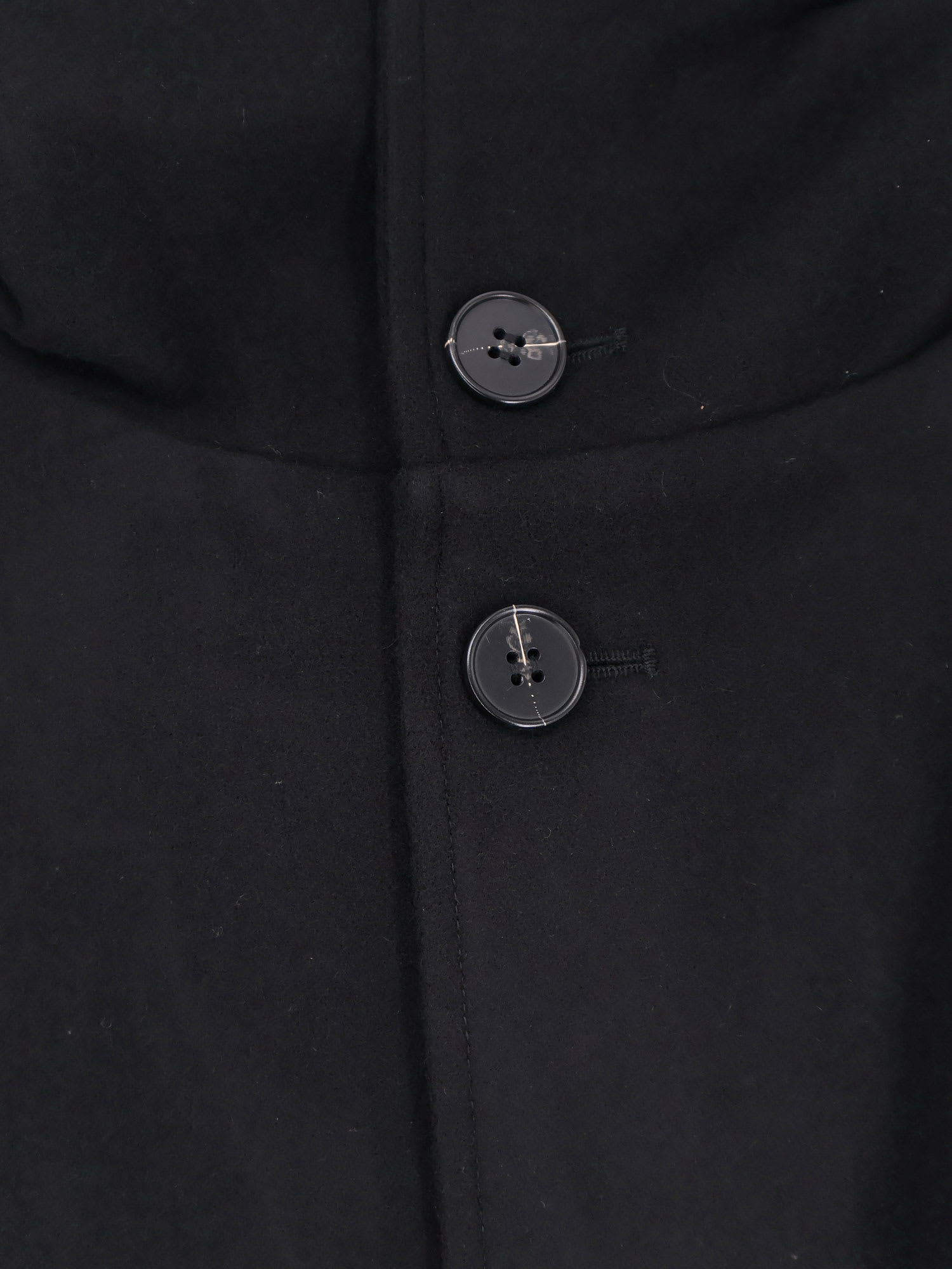 Paltò Tonio Felt Wool And Nylon Coat In Black