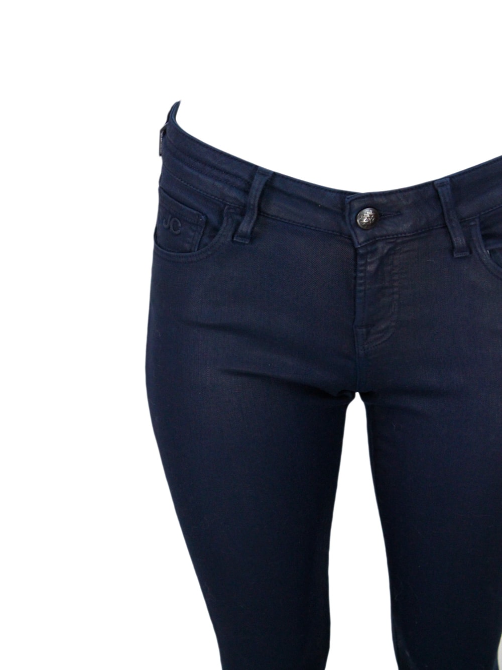 Shop Jacob Cohen Pants In Blue