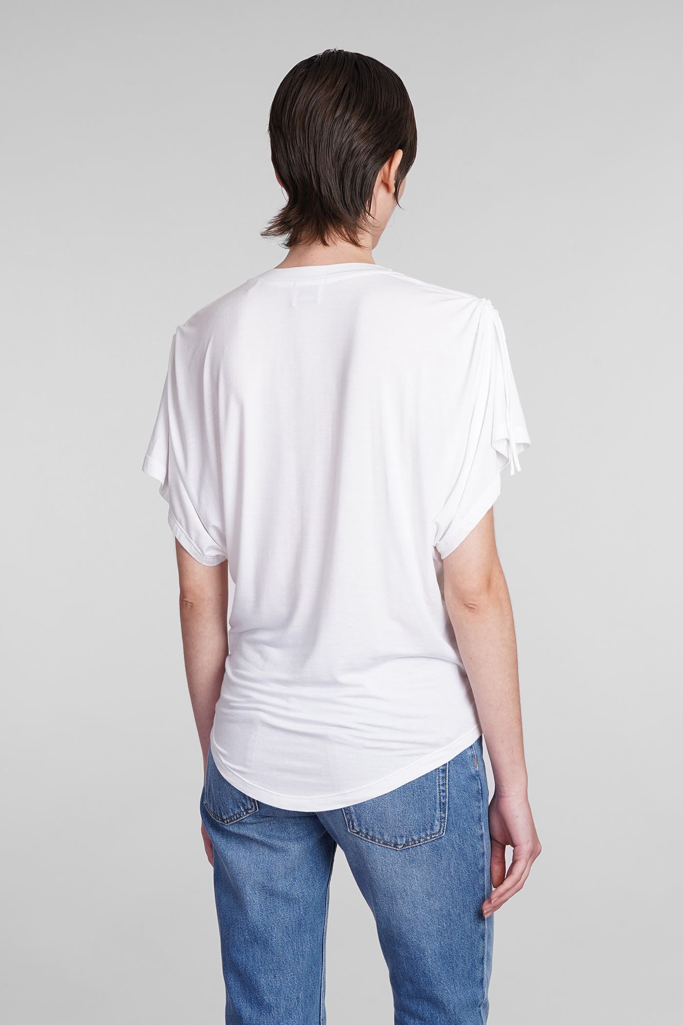 Isabel Marant Zola T-shirt In White Modal In White